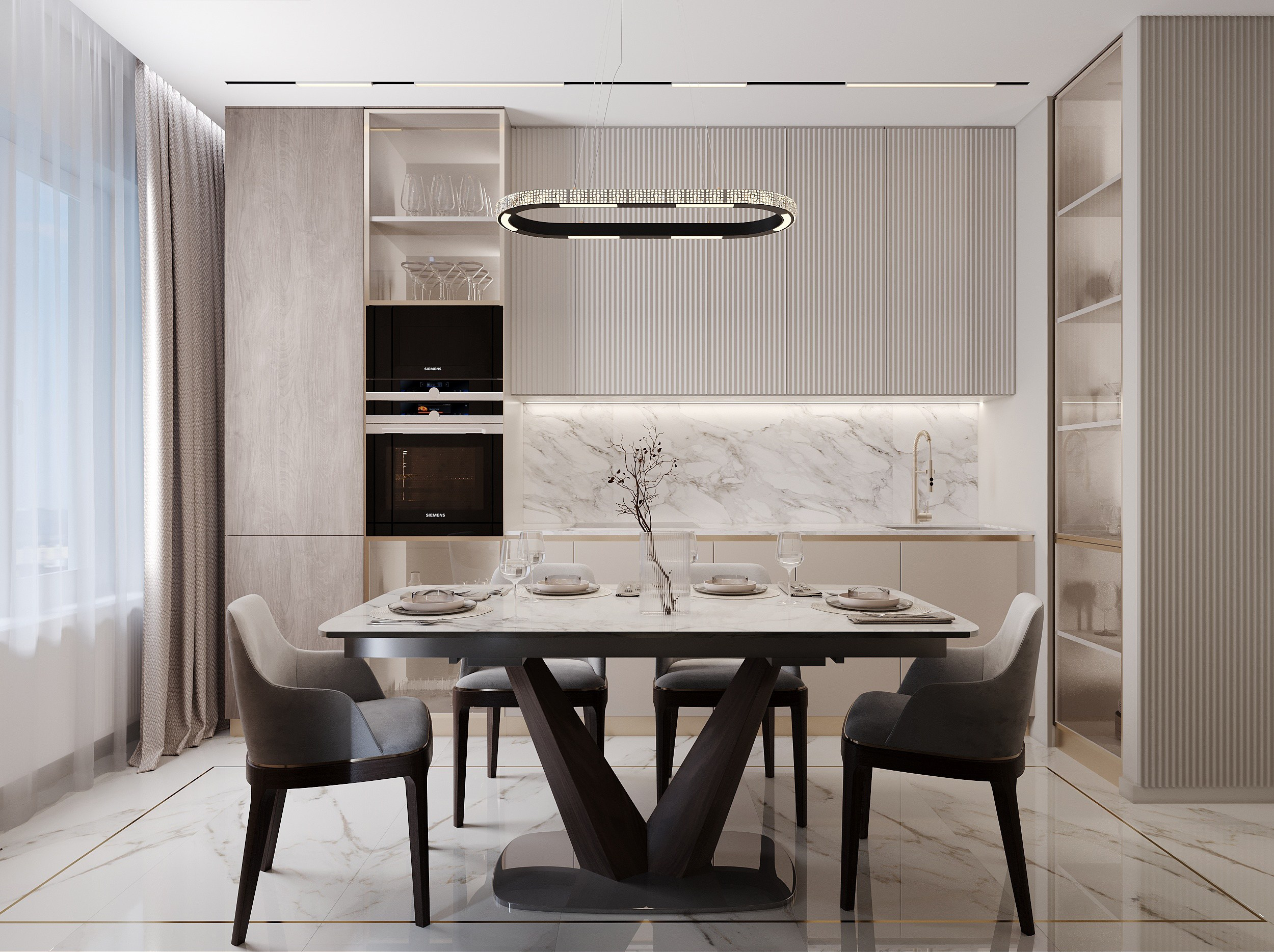 Дизайн- проект квартиры на проспекте Соколова, г. Ростов на Дону. Дизайнер интерьеров Успенская Виктория Краснодар