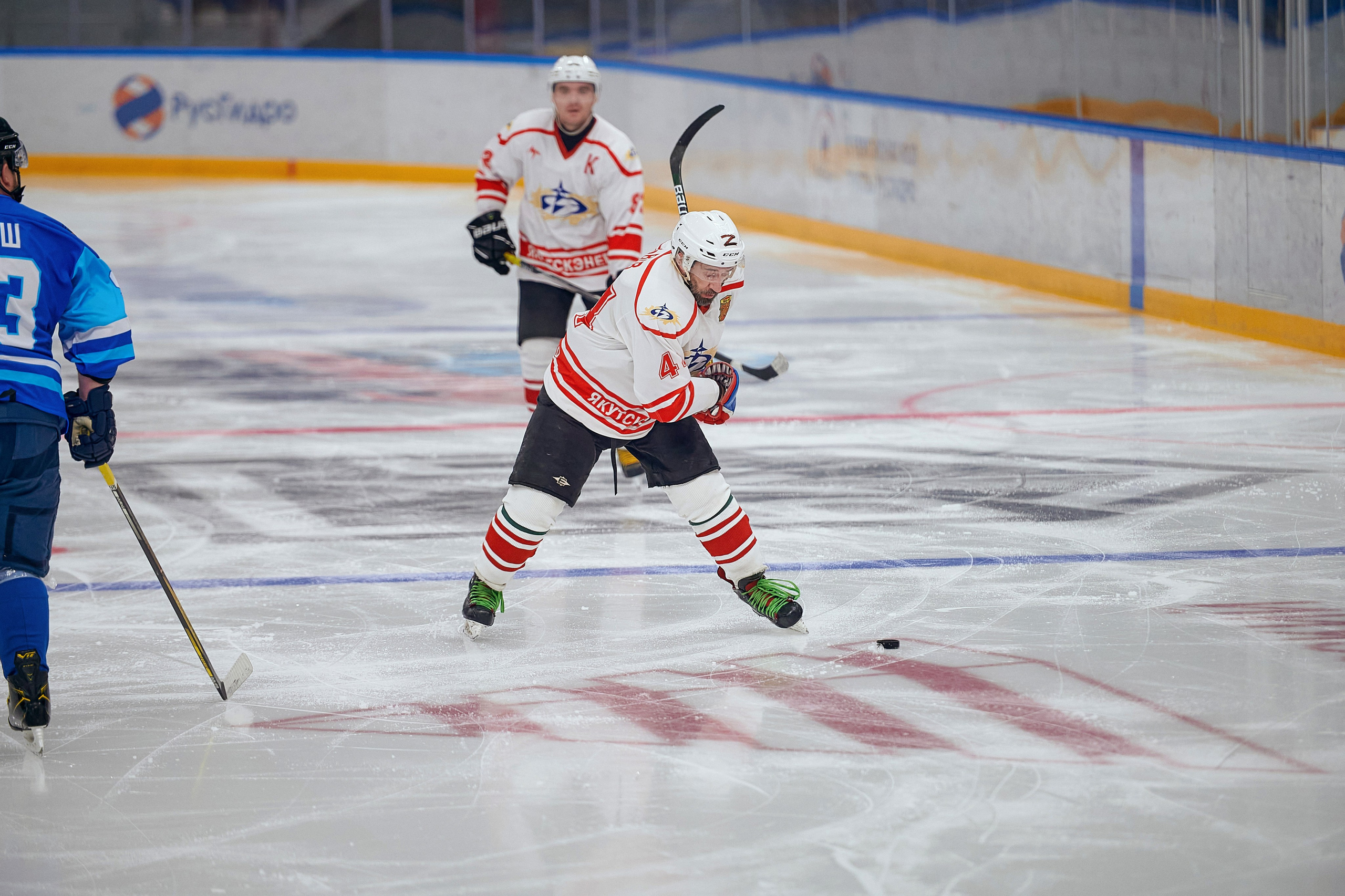 Портфолио репортажной фотосъёмки: Кристалл арена — Хоккей — РусГидро. Фотограф Яковлев Роман — Красноярск