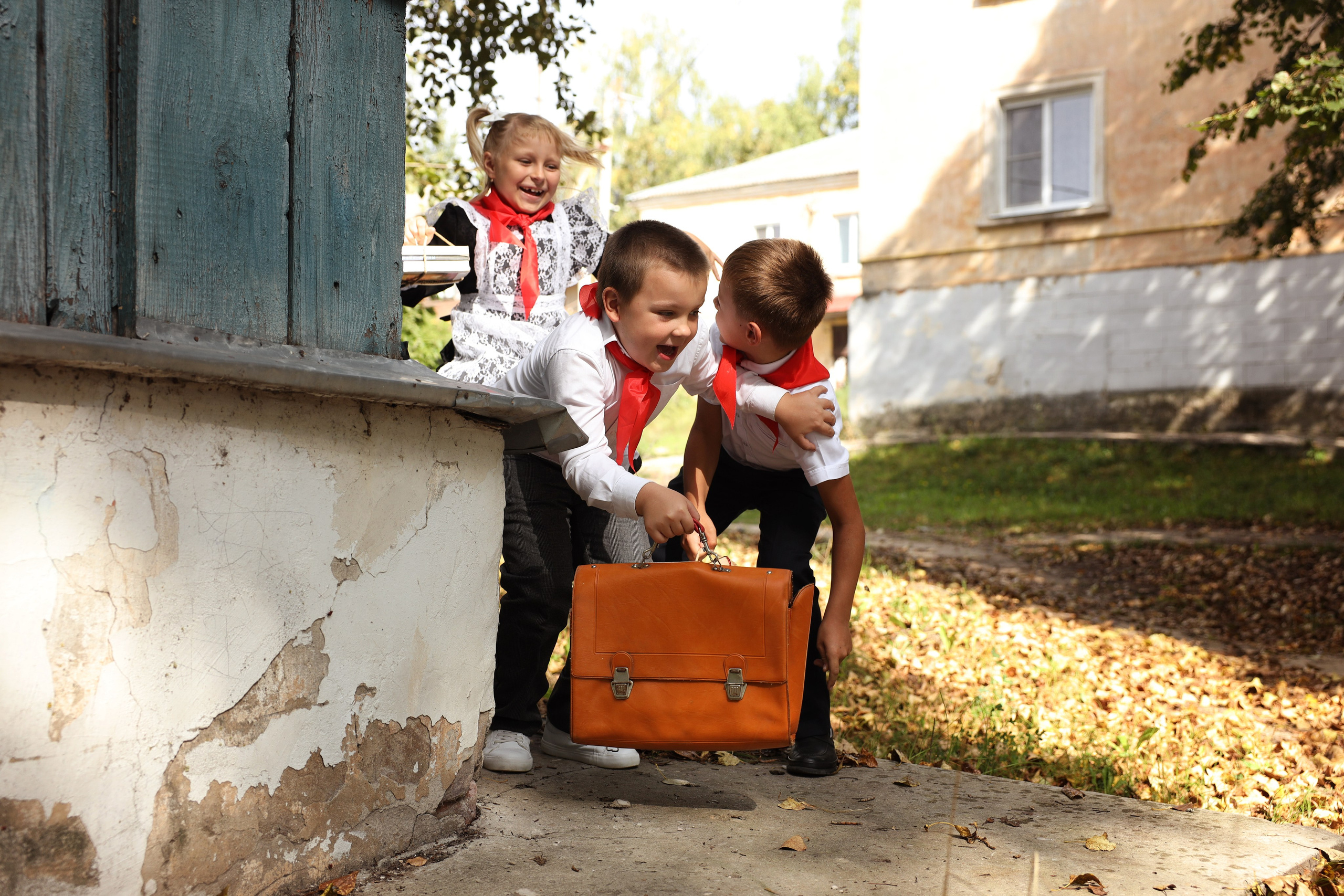 Пионерский галстук и счастье в глазах. Семейный и детский фотограф г. Москва Супрунова Кристина
