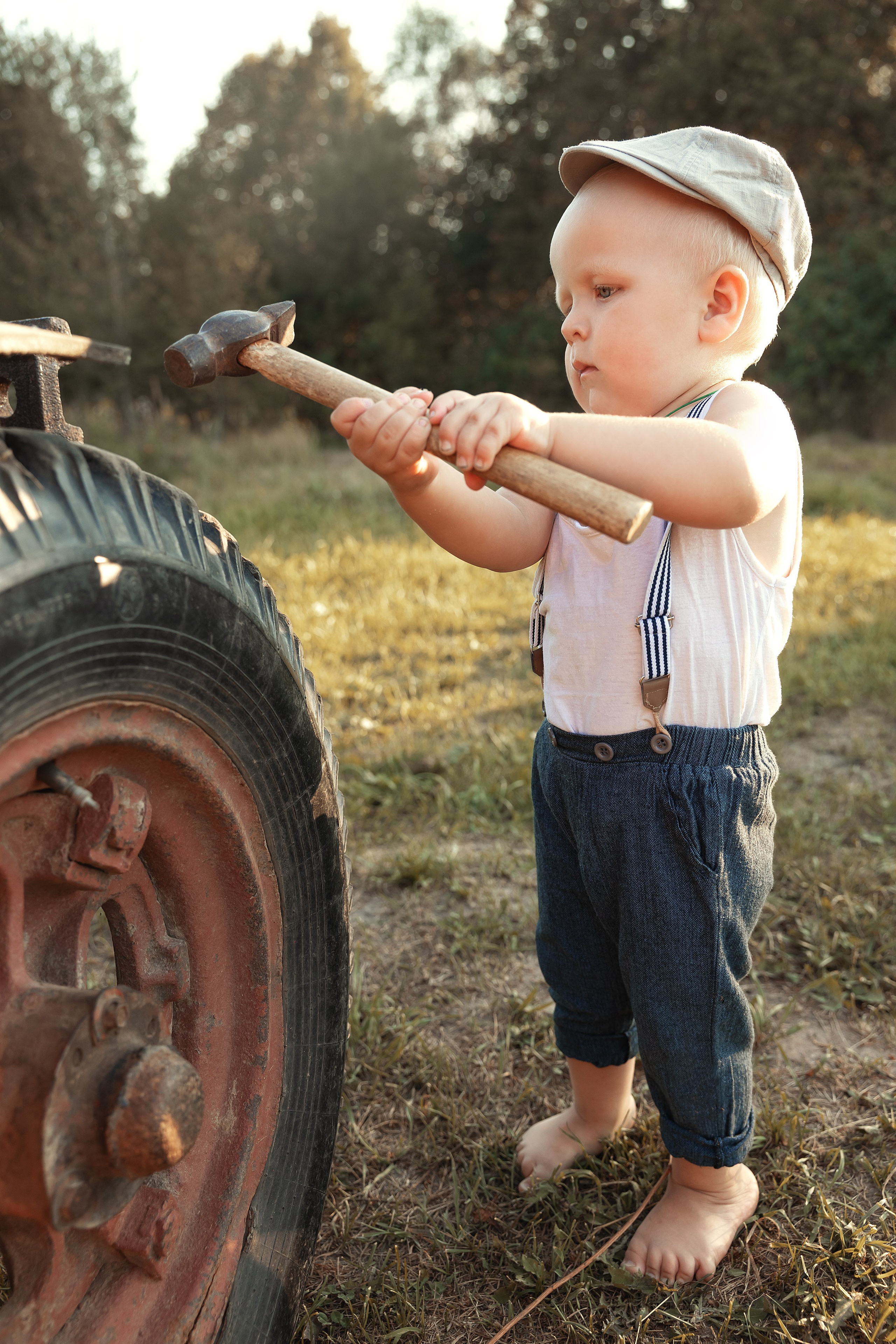 Тракторист. Семейный и детский фотограф г. Москва Супрунова Кристина
