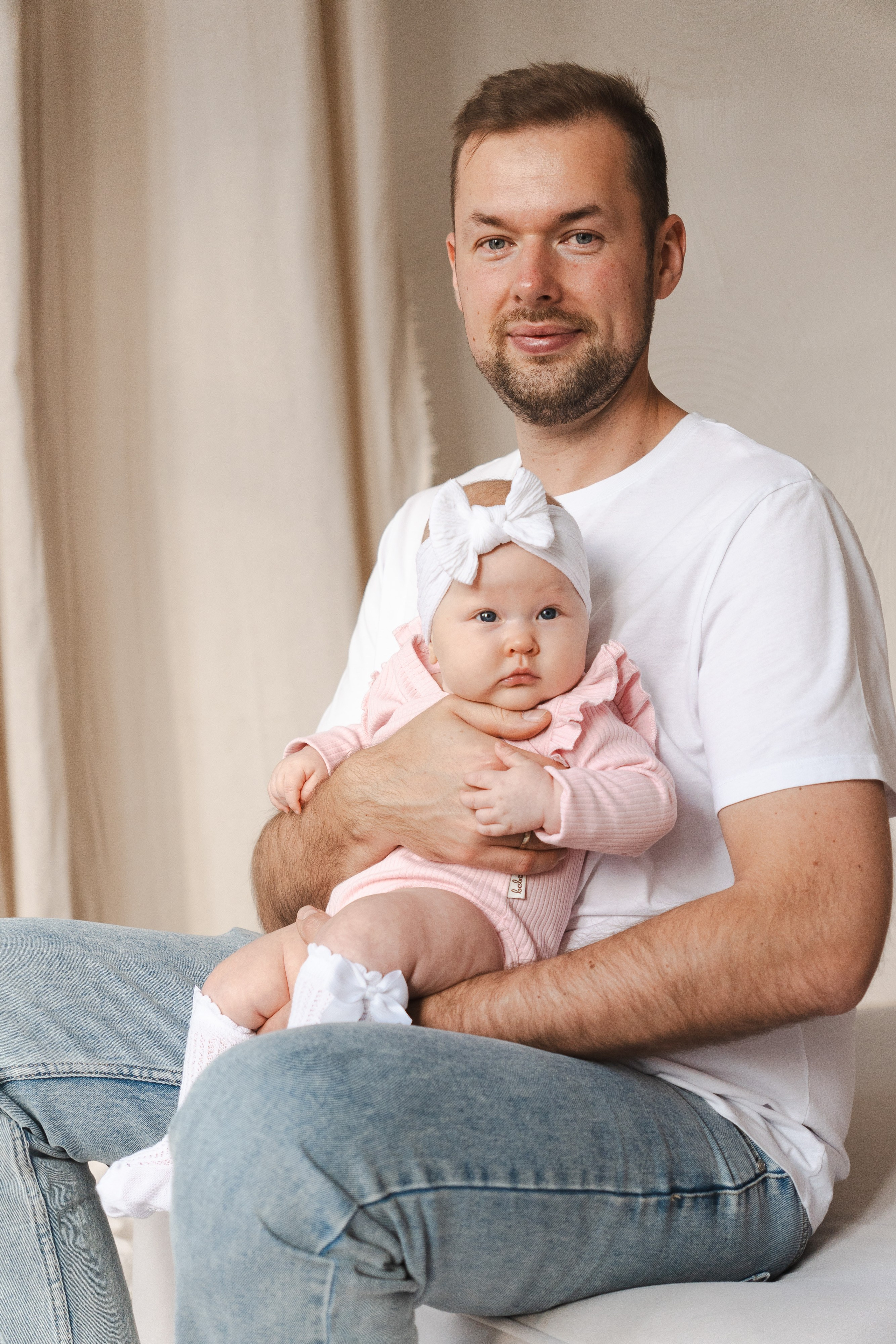 Семейная съёмка с малышкой|White Garden. Фотограф в Екатеринбурге Яна Круташова