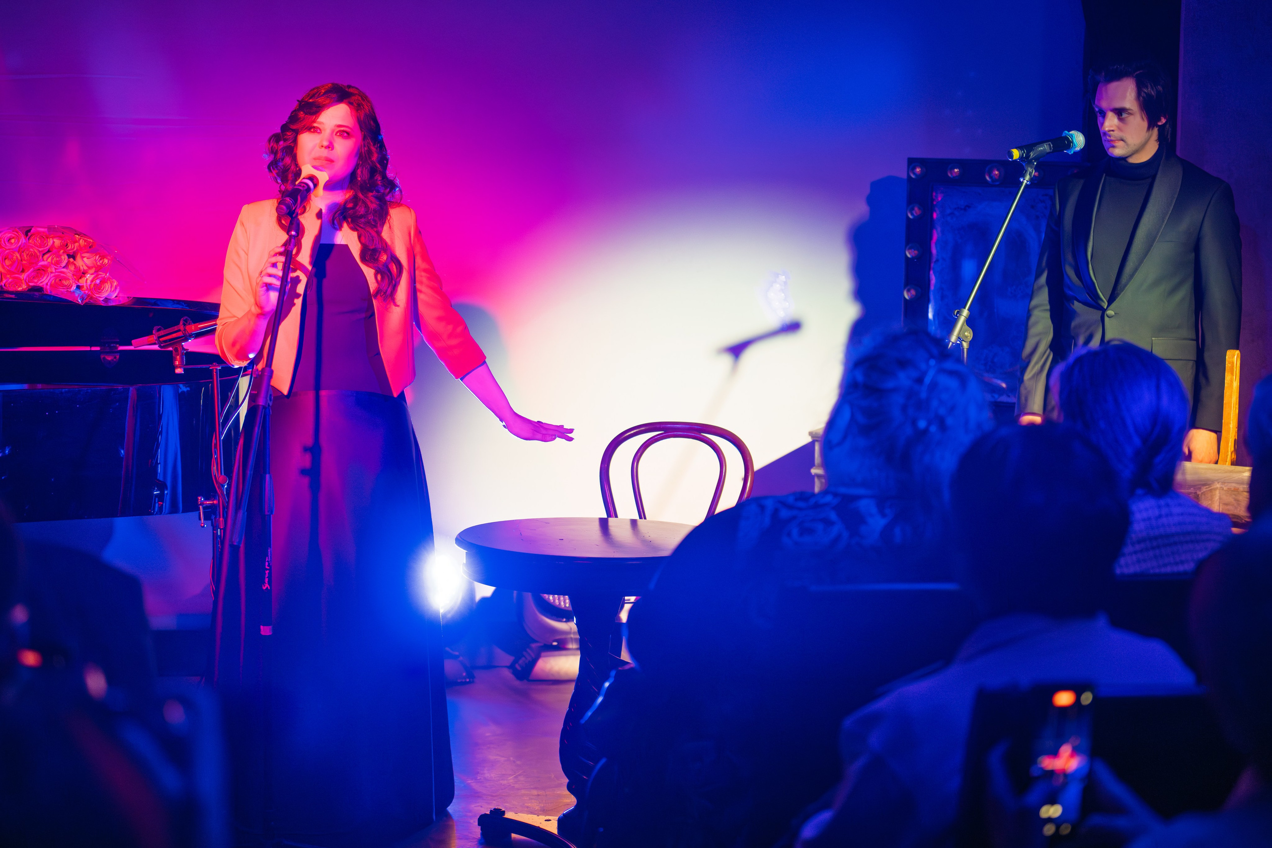 Творческий вечер Екатерины Кузнецовой в камерном пространстве Московского театра оперетты. 2026. Фотограф Анна Мельникова | Москва