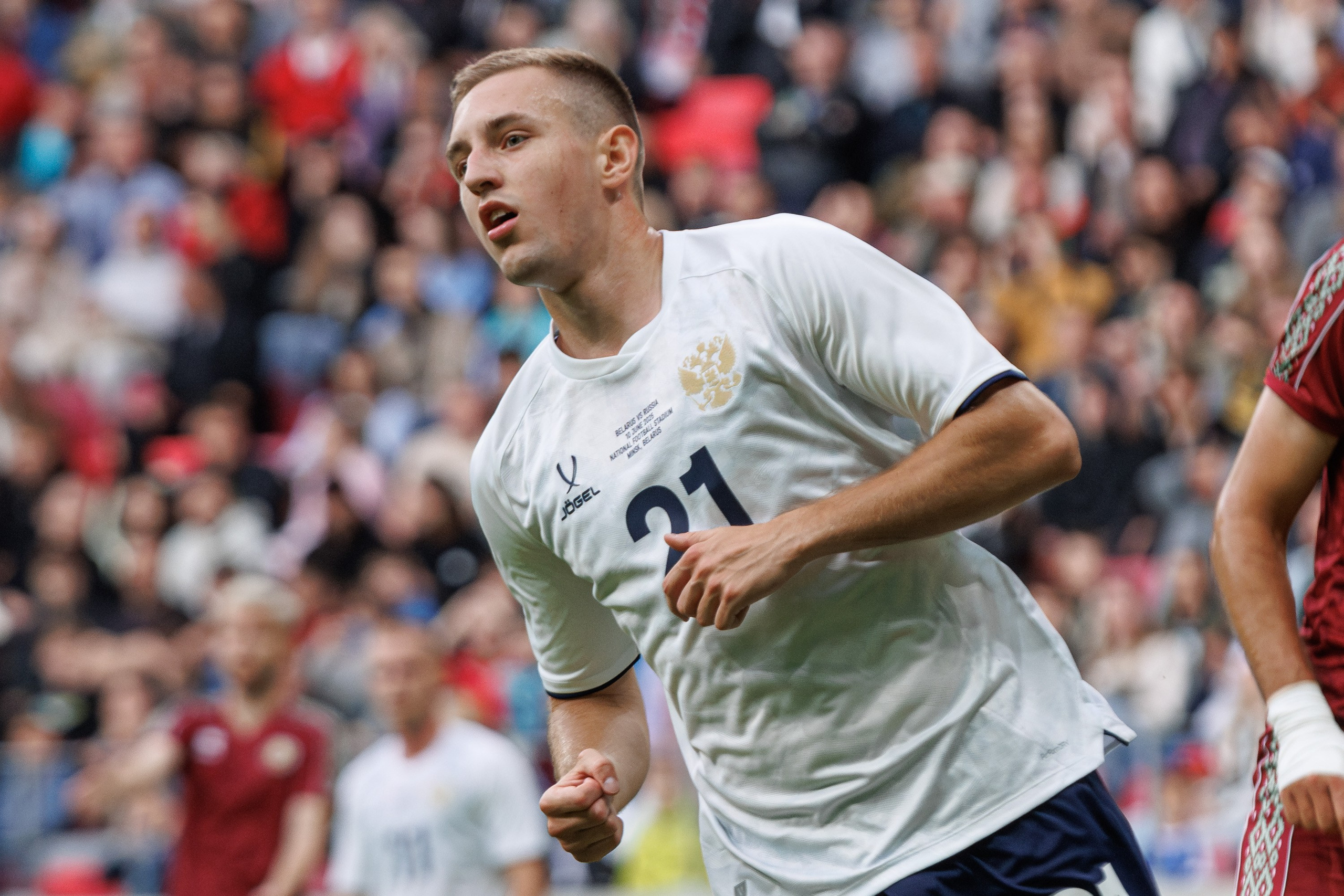 Товарищеский матч Россия — Беларусь. Спортивный фотограф Вадим Добедченков