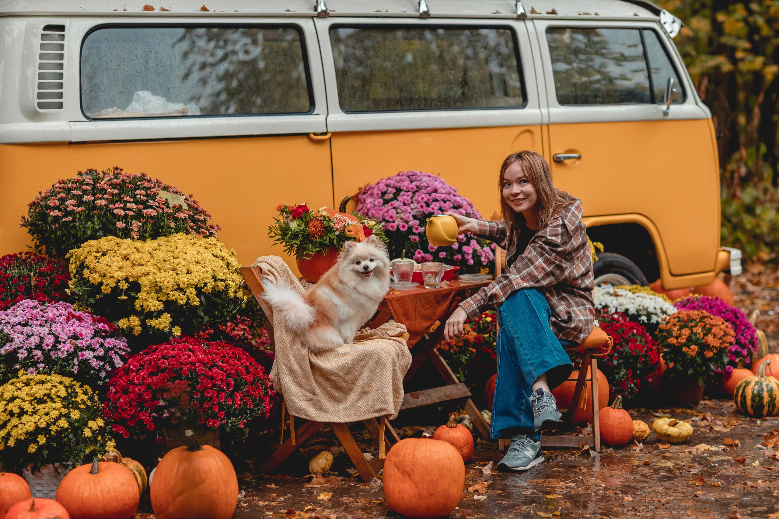 Ксения и Юки. Семейный фотограф анималист Мария Крючкова