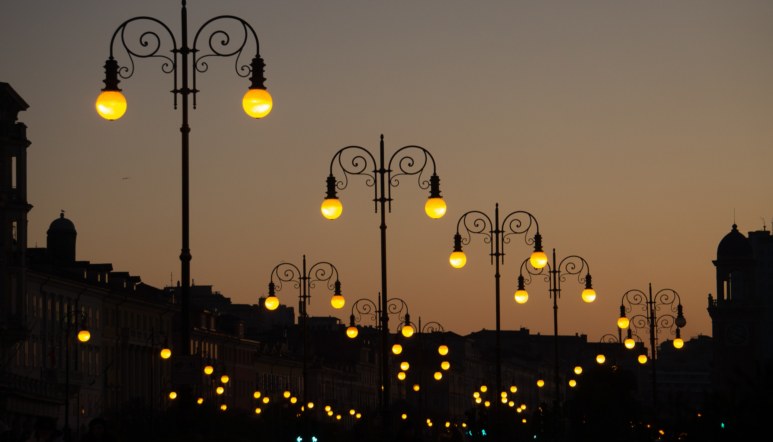 Lanterne di una citta. Fotografo Alina Imanbaeva Trieste e FVG
