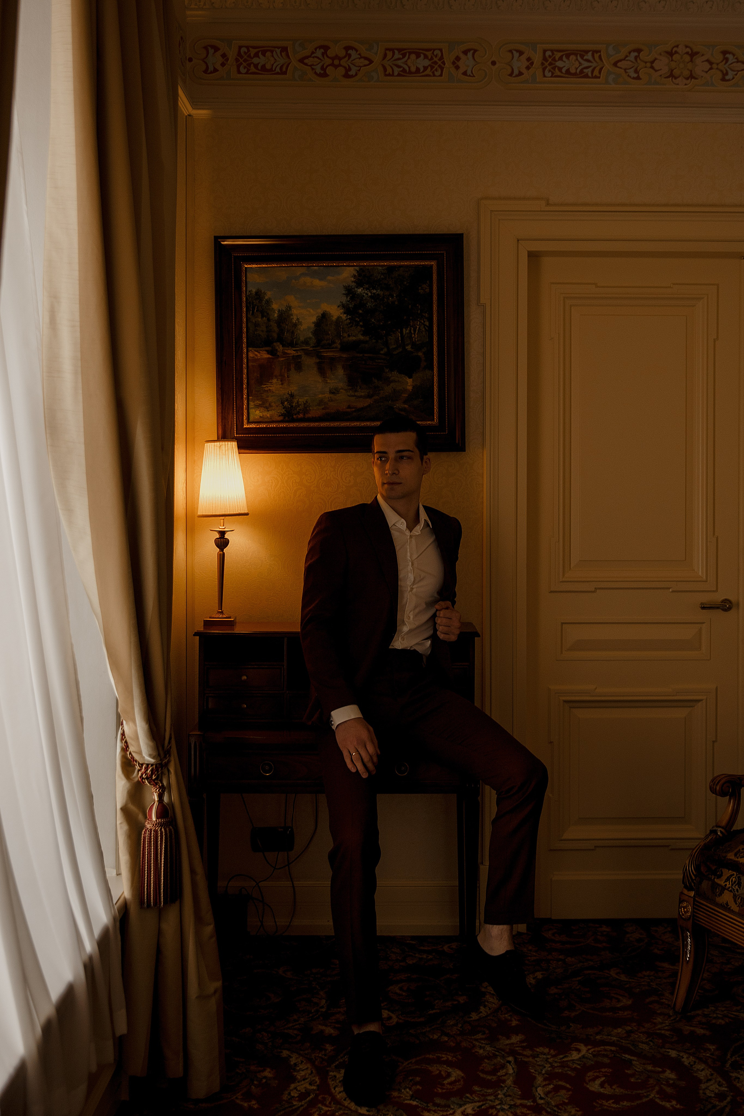 Утро в отеле Талион. Свадебный фотограф Санкт-Петербург  Москва