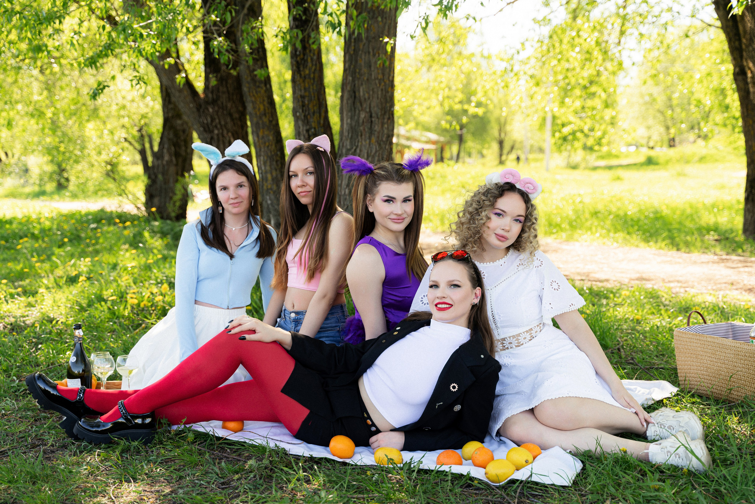 Пикник с подругами. Фотограф Алина Филимонова Тверь