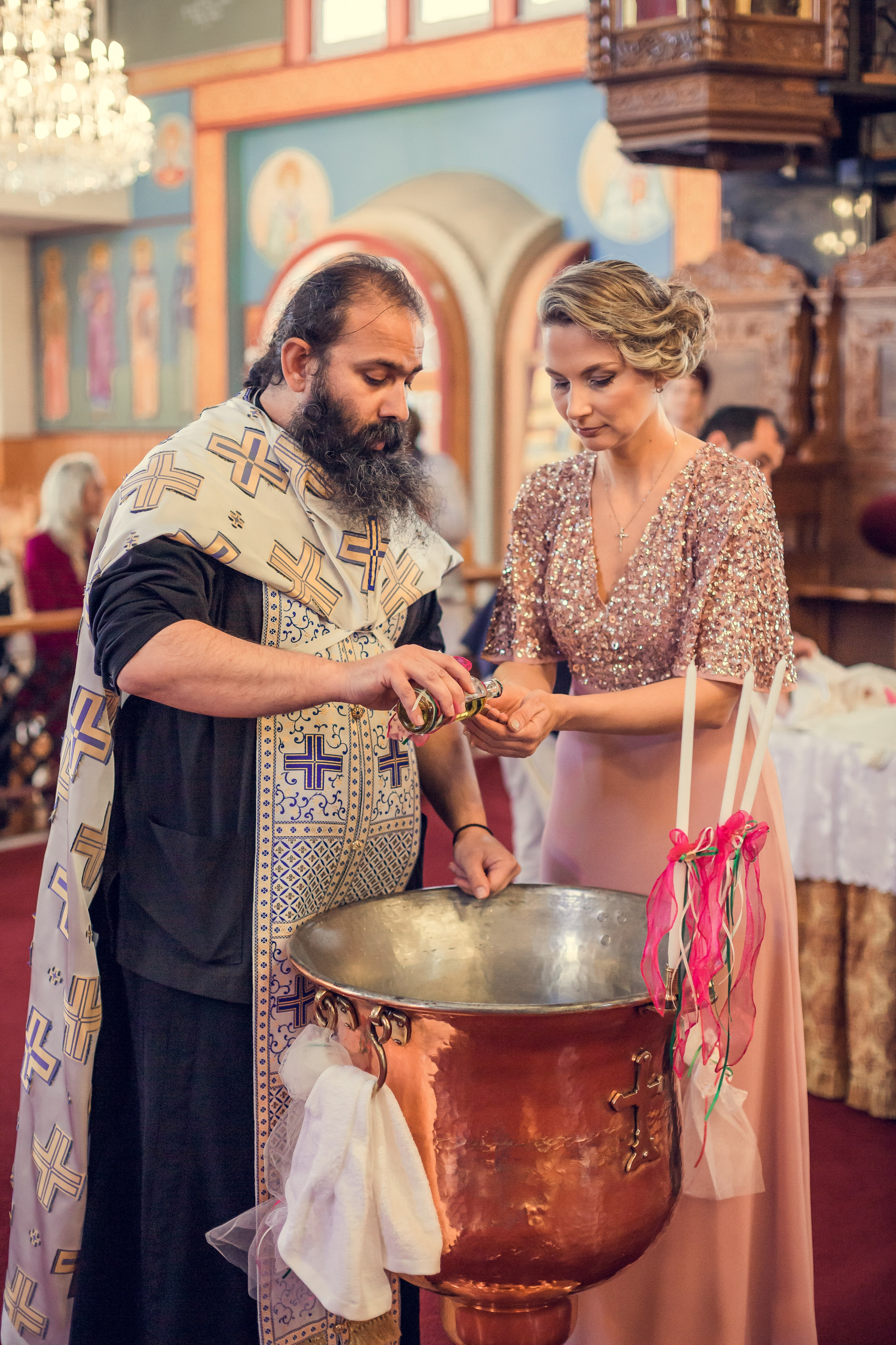 Крещение Марианны на Кипре. Семейный фотограф Николаева Ольга