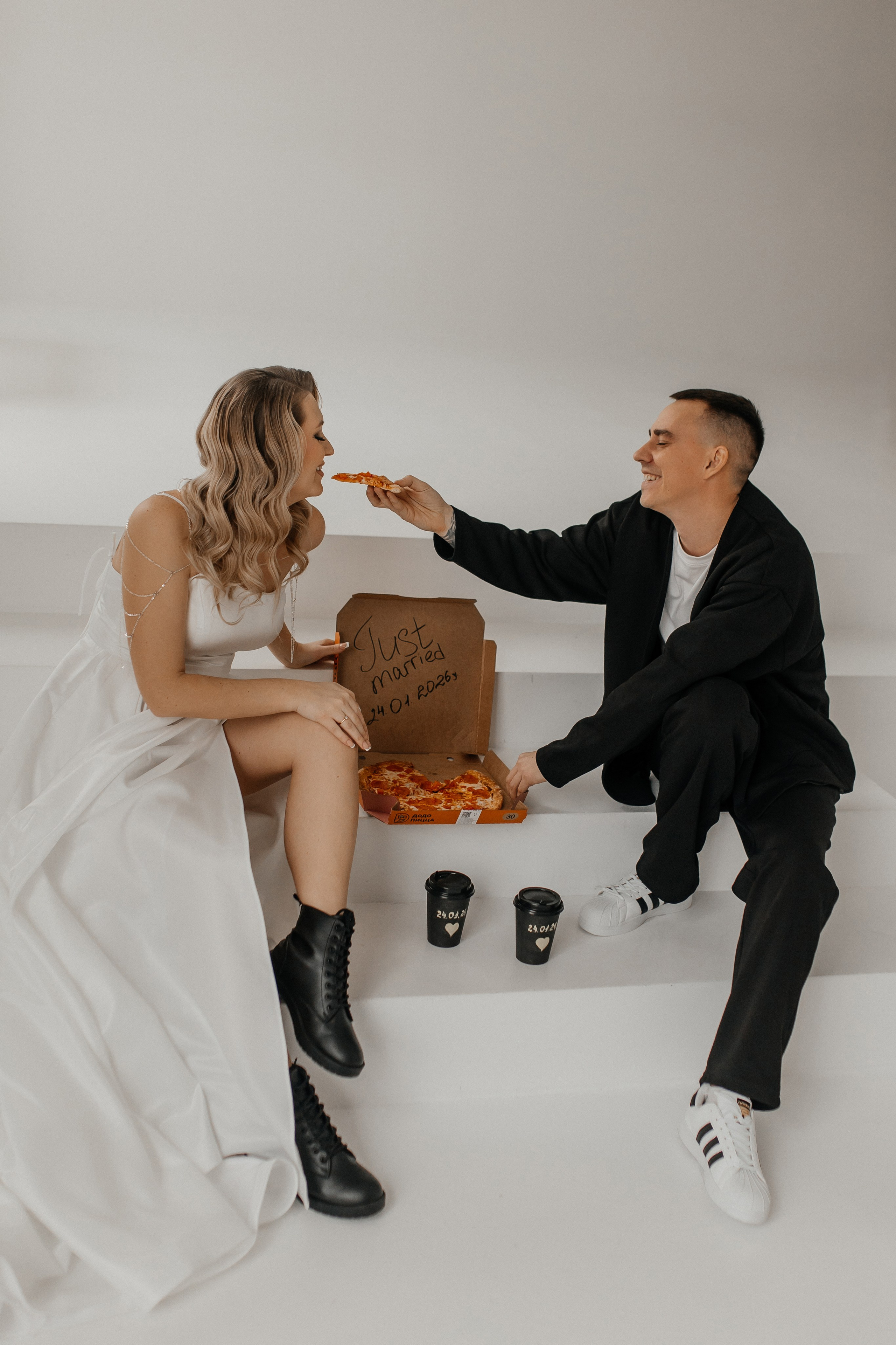 Свадебная серия в студии