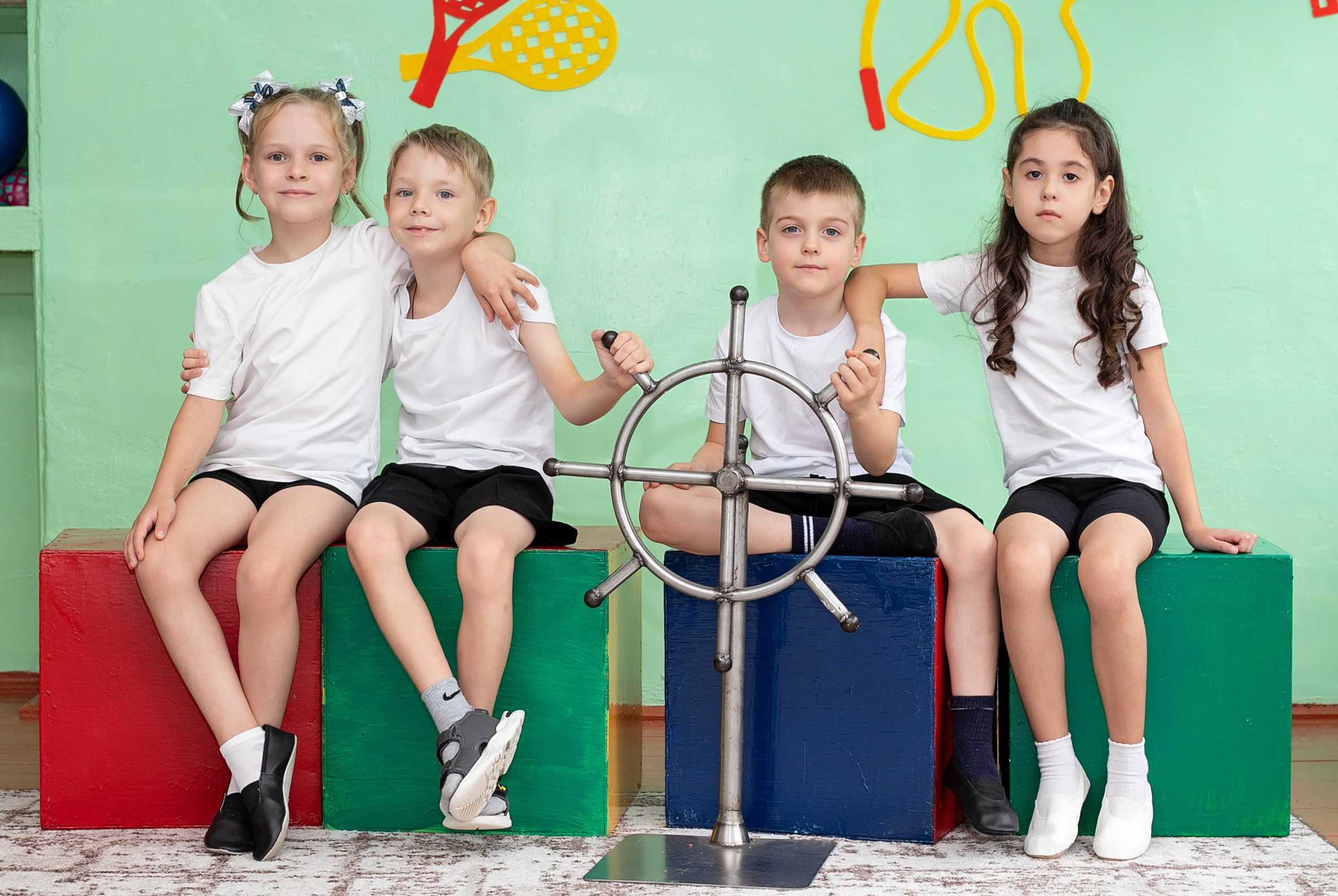 Выпускные альбомы для детского сада. Студия «Фокус» детская фотография Ольги Поповой г. Бийск