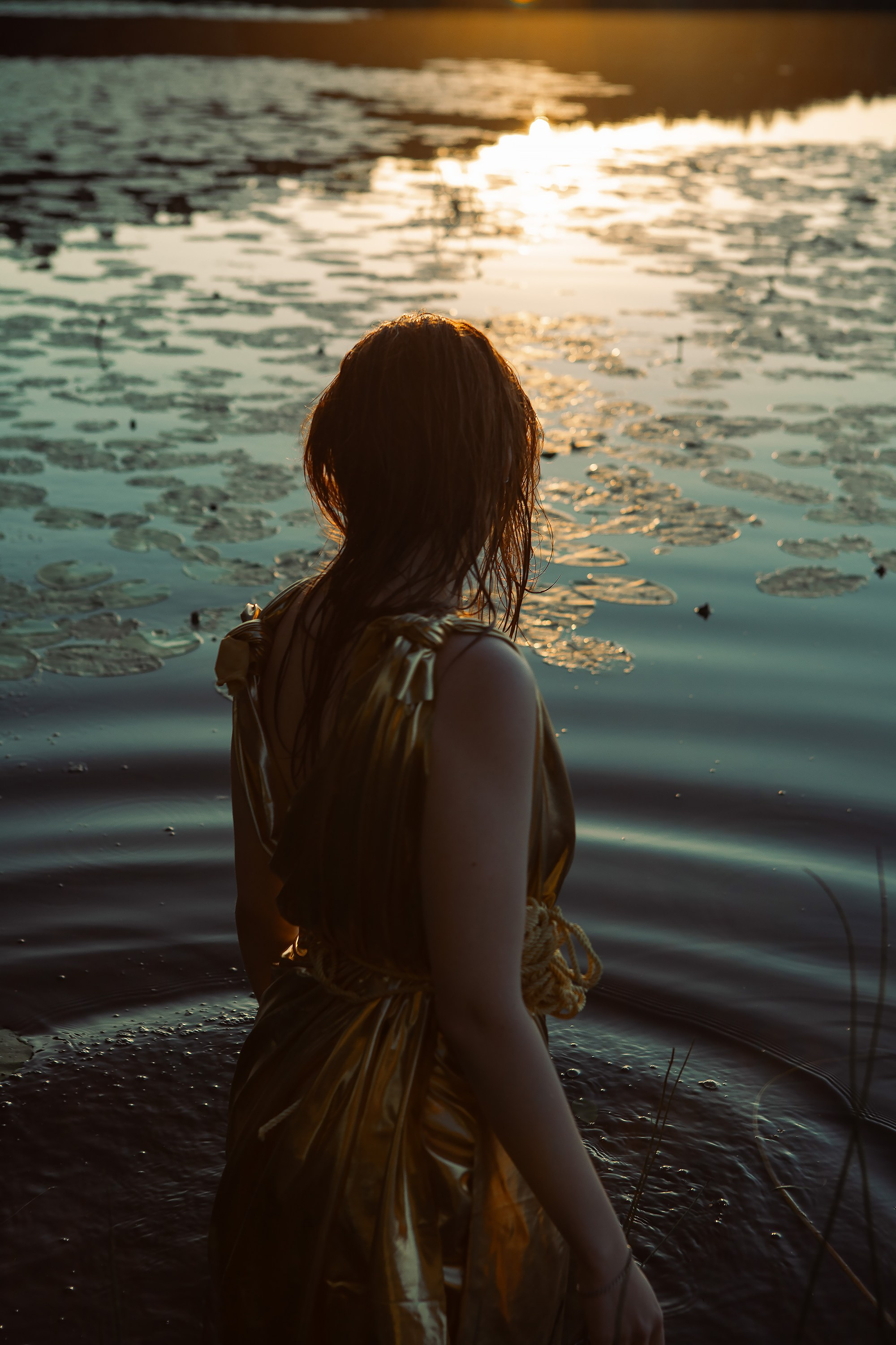 Лена в озере. Семейный и контент- фотограф Анна Уткина, Электросталь, Ногинск, Москва