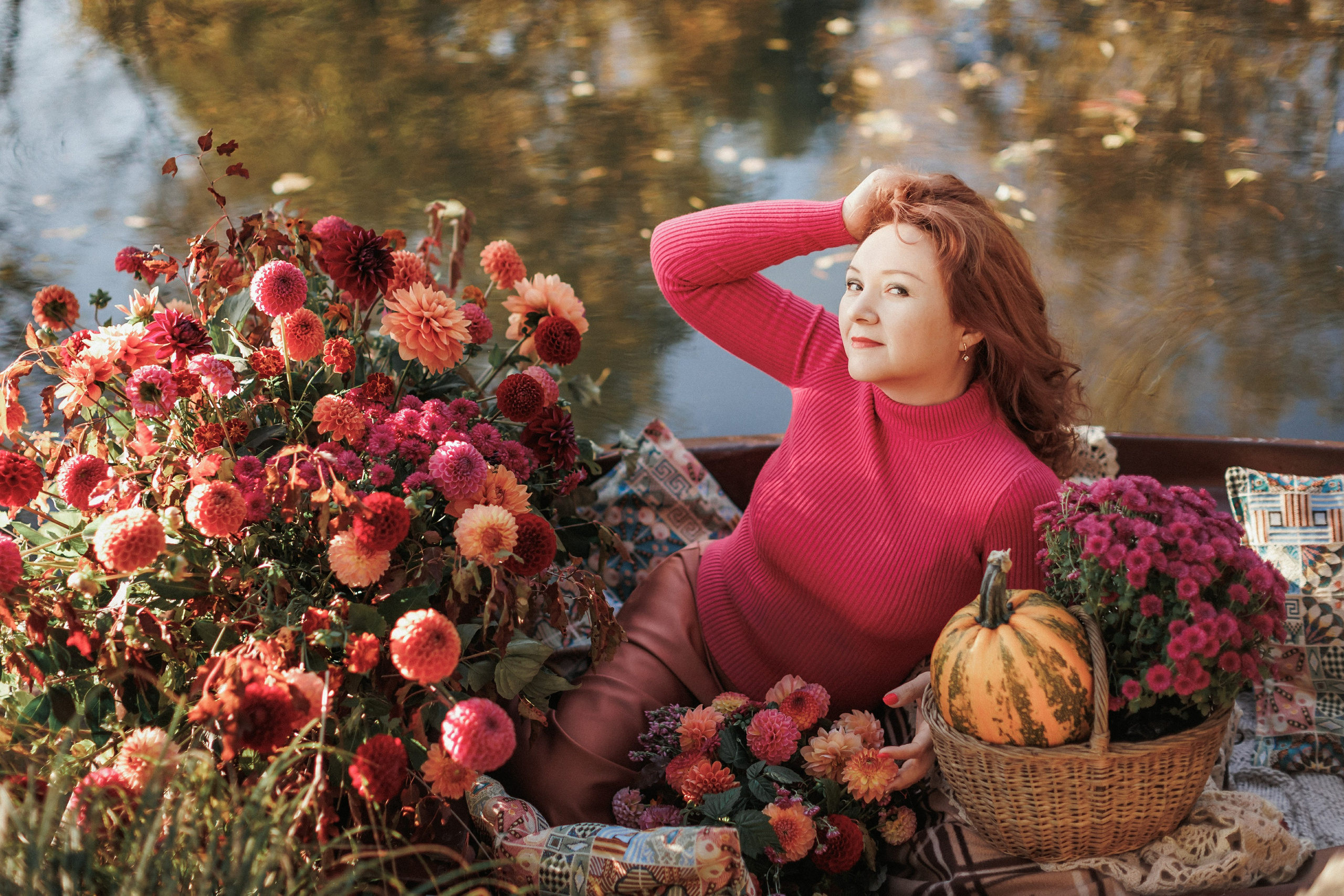 Фотопроект «Лодка в цветах». Свадебный, семейный и детский фотограф в городе Партизанск, Находка