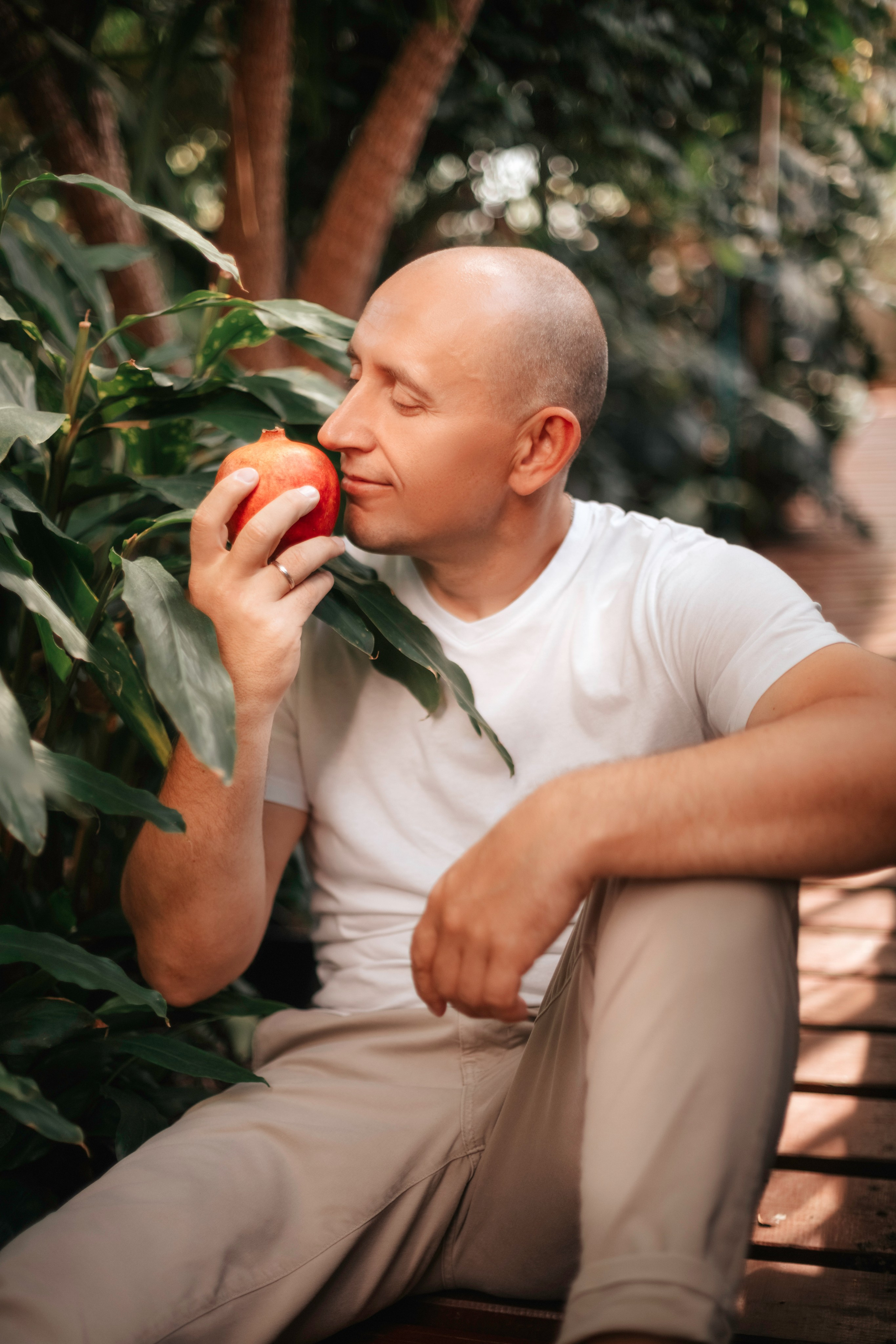 Love story " Полина и Дмитрий"/ Локация тропическая оранжерея. Фотограф Елена Аленская