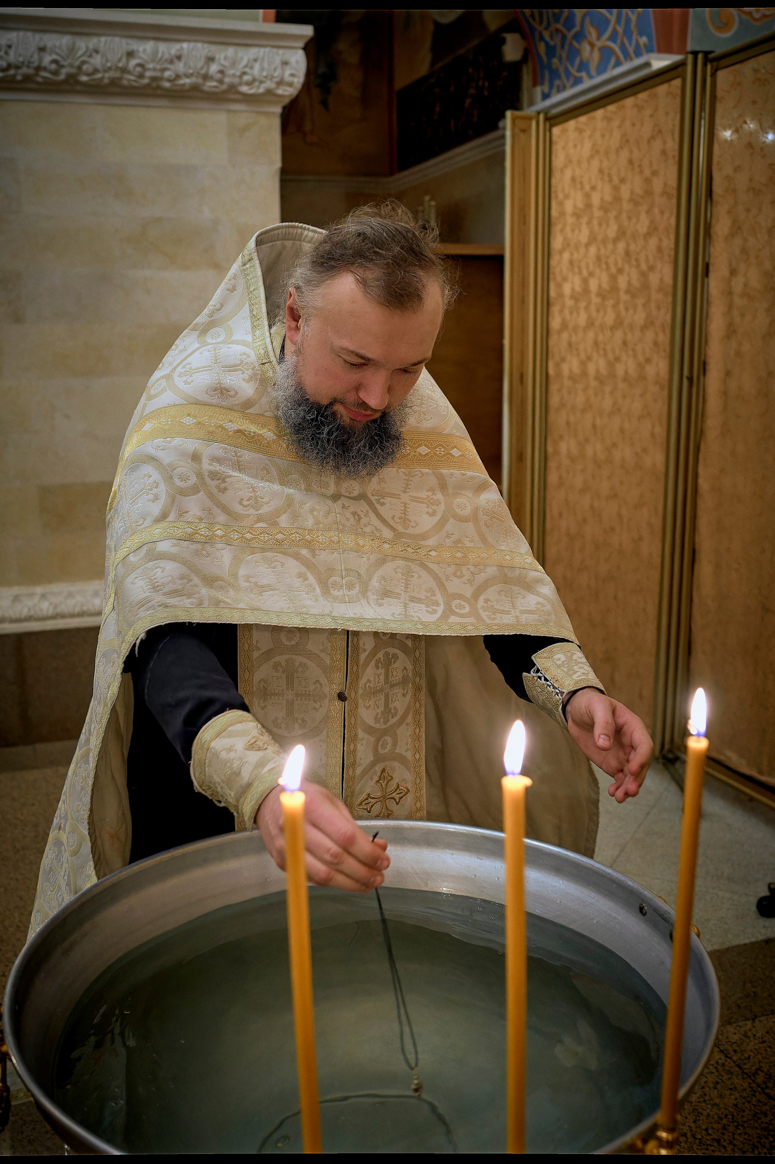 Крещение Марии.Преображенская церковь Храма Христа Спасителя. Фотограф