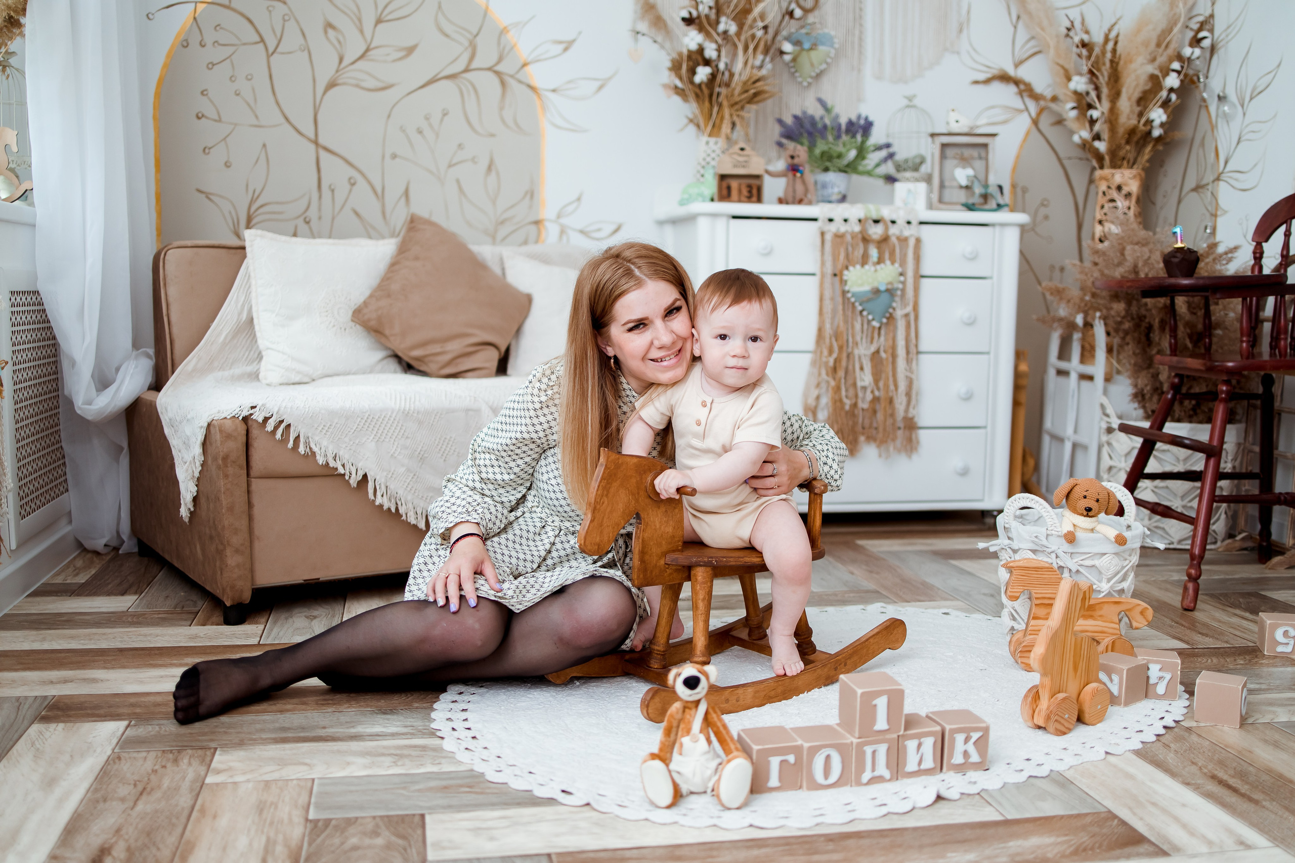 Марк, 1 годик. Семейный и детский фотограф в Железногорске Саламахо Ольга