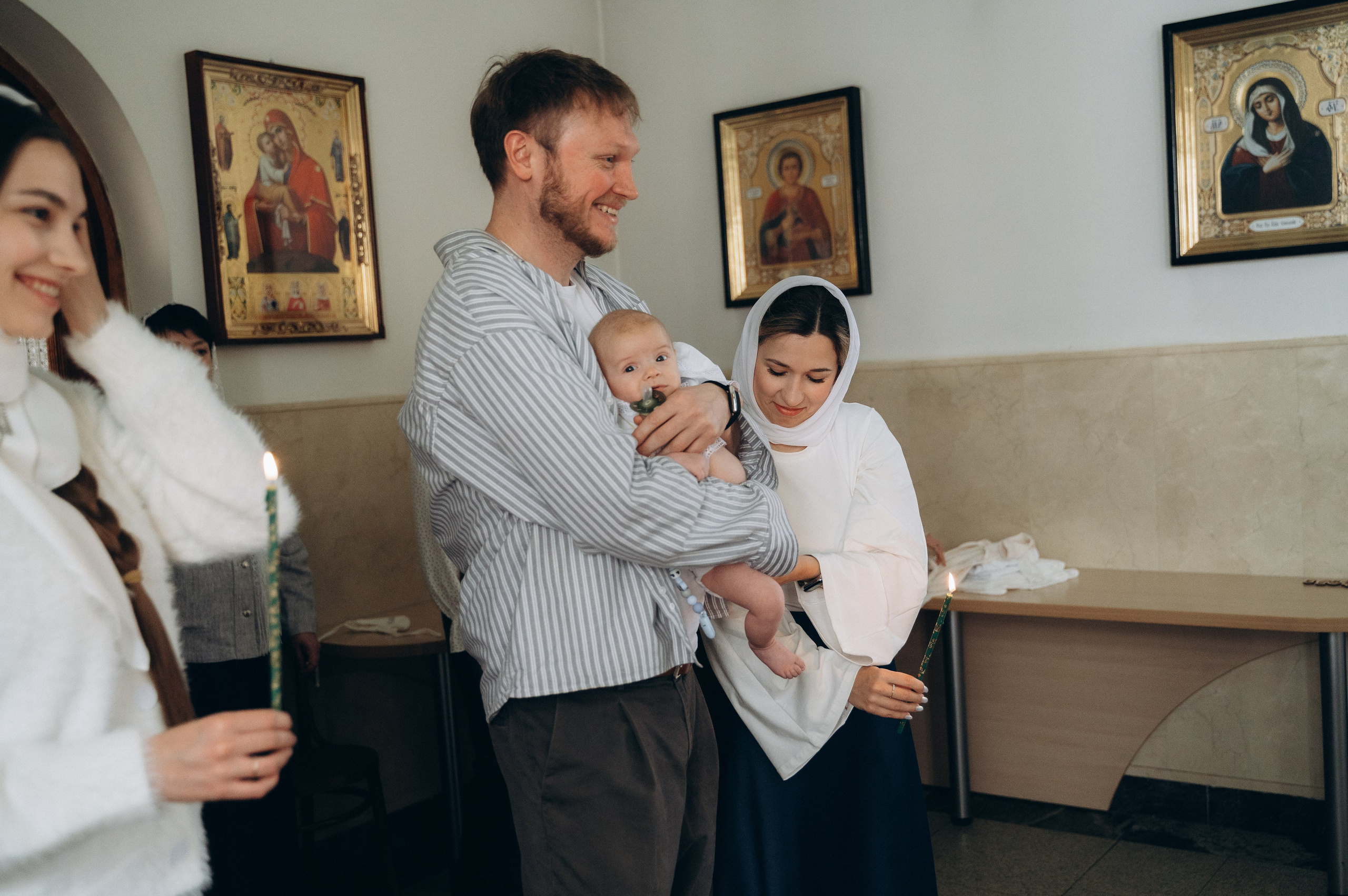 Крещение Артура (Храм Марии Магдалины). Семейный фотограф в Минске Дарья Дреко