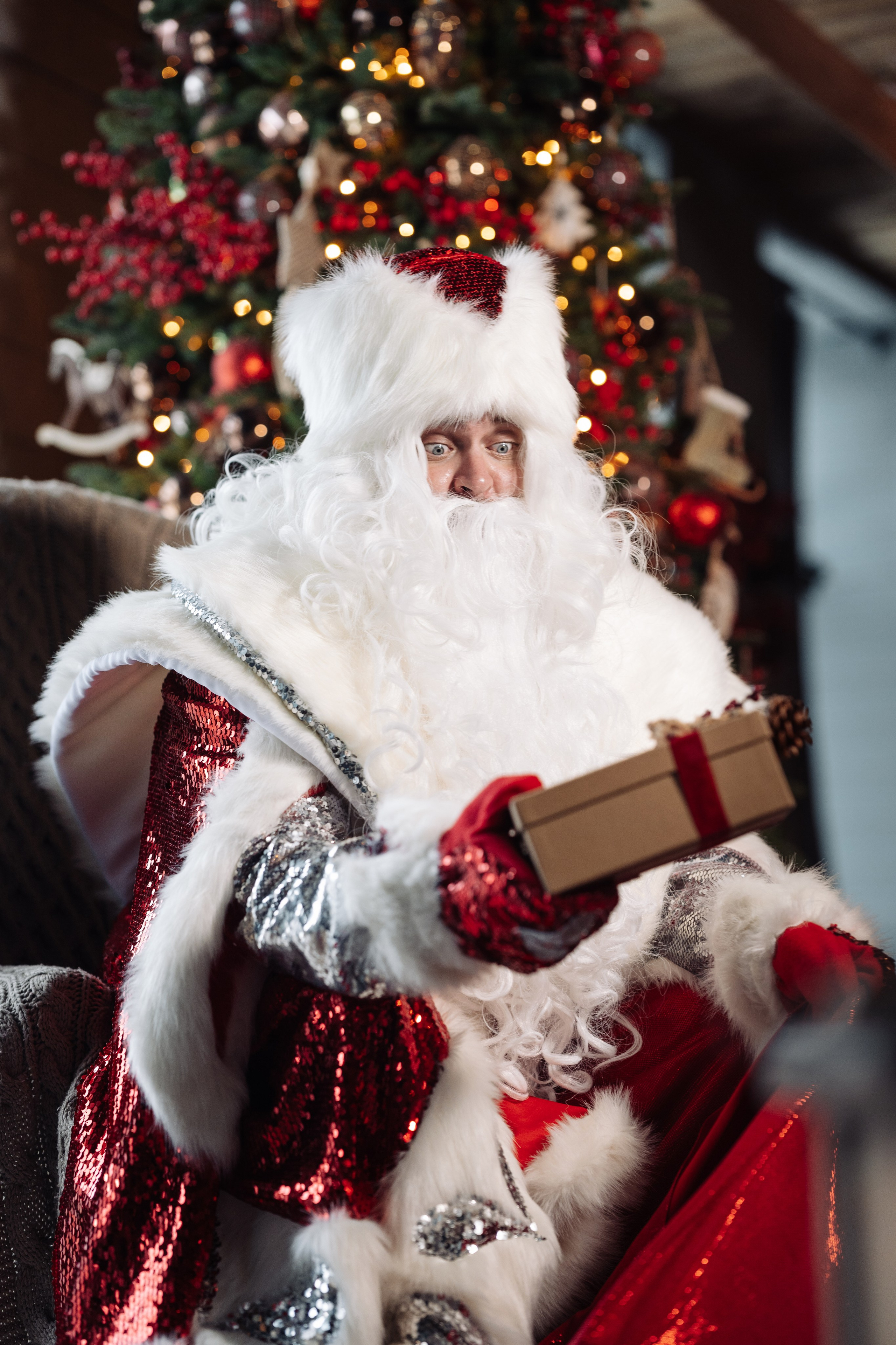 Дед Мороз и Снегурочка. Свадебный и семейный фотограф Ксения Ржевская (Митрохина)