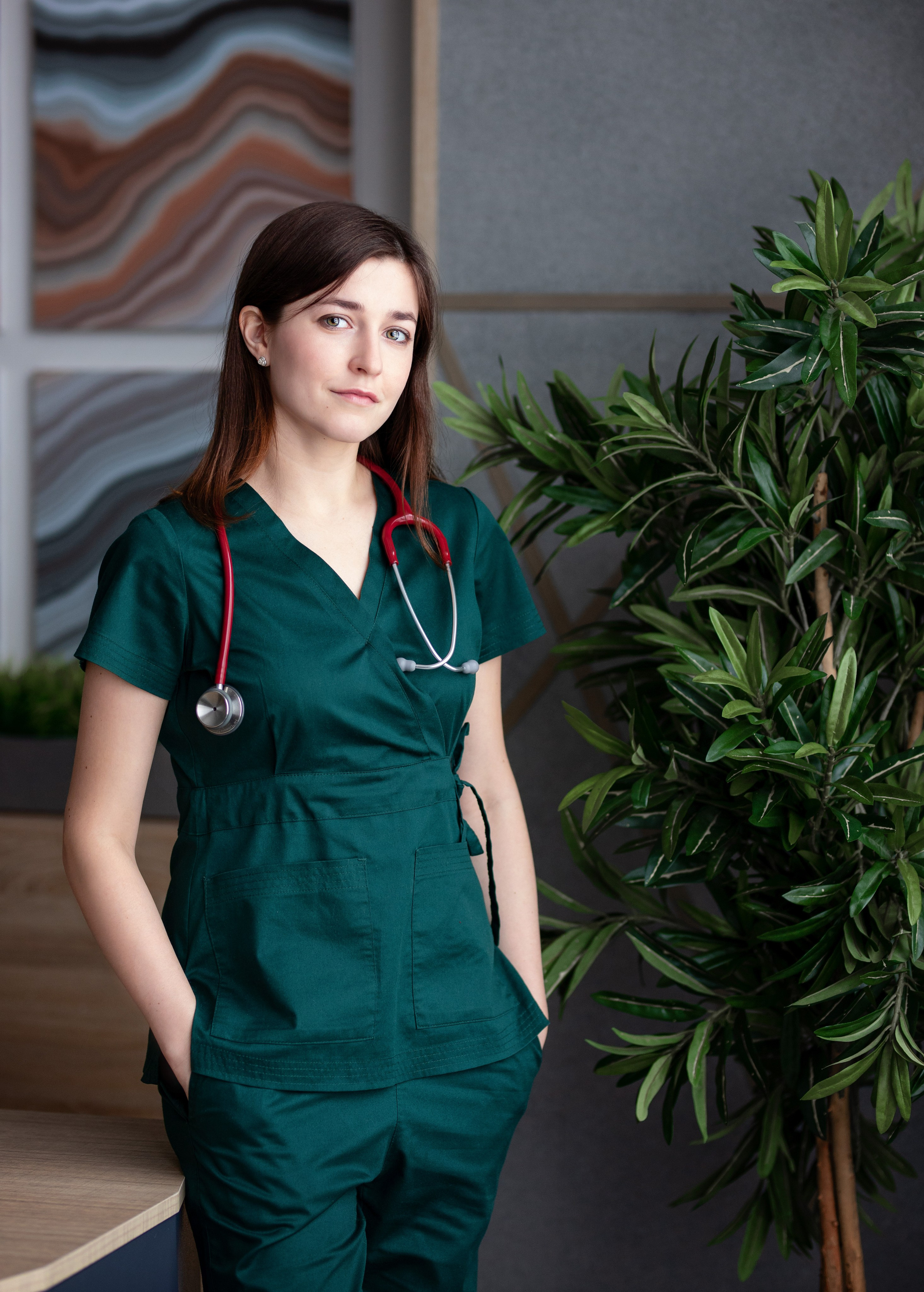 Деловой портрет для врача-кардиолога. Фотограф в Москве. Женские фотосессии, love-story, контент