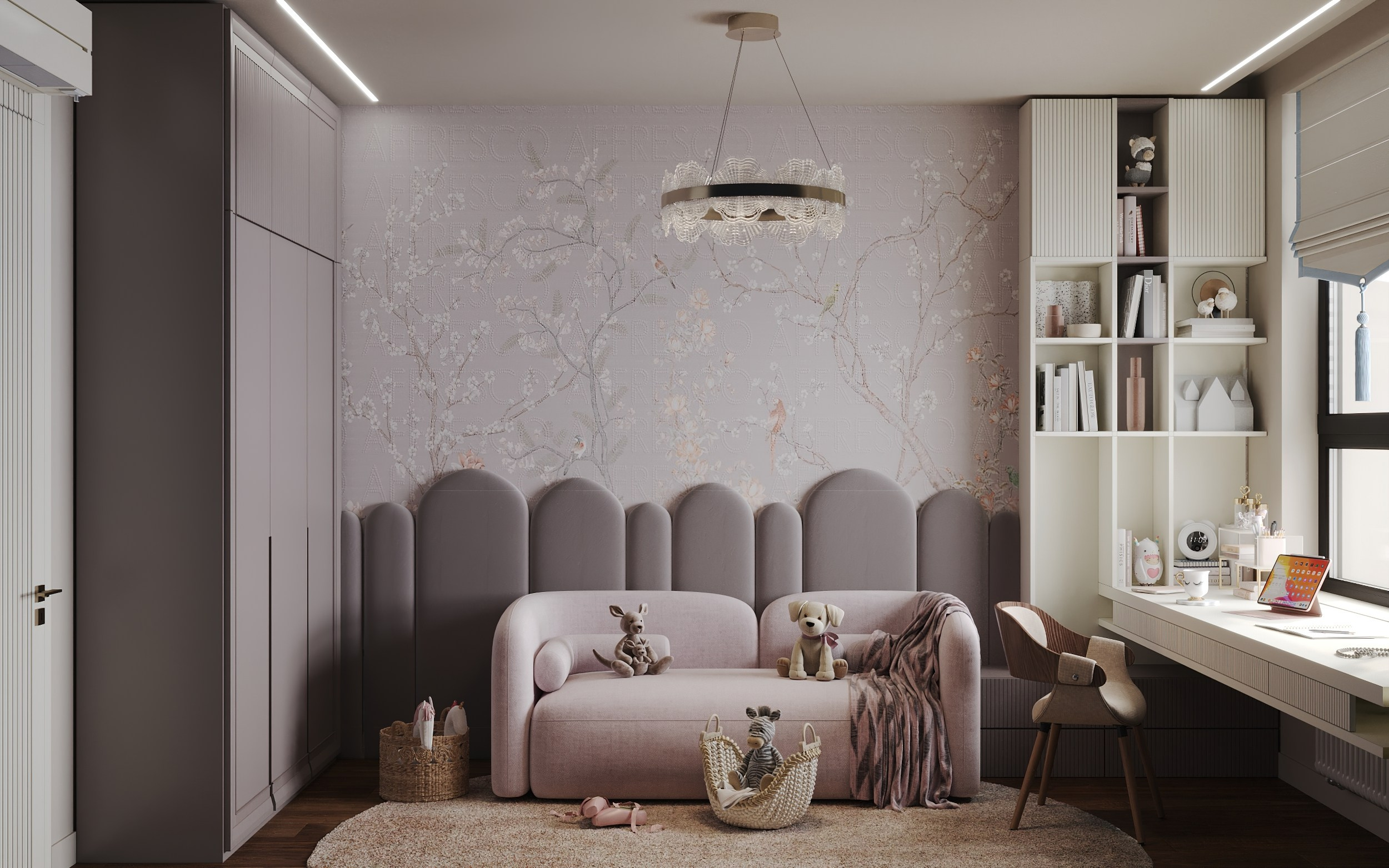 4-х комнатная квартира в Москве. Интерьерный 3Д Визуализатор Маргарита Оберемко