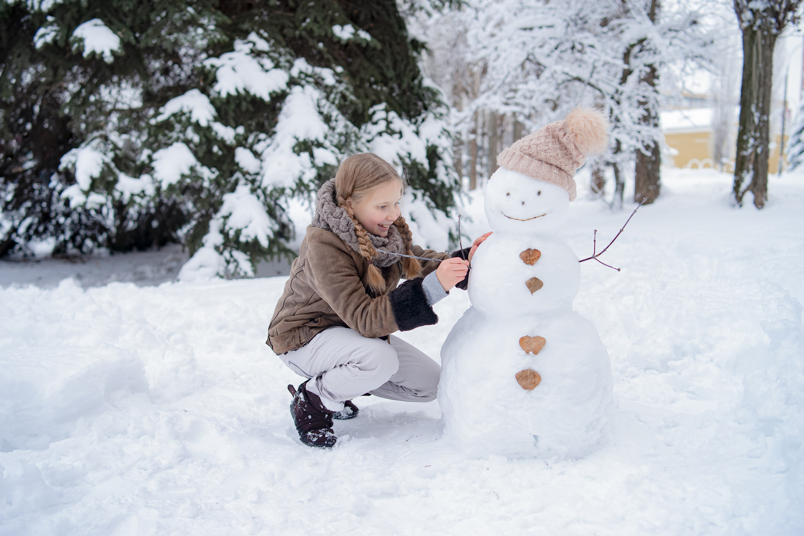 Снеговик. Фотограф Людмила Панюхина г. Нижний Новгород