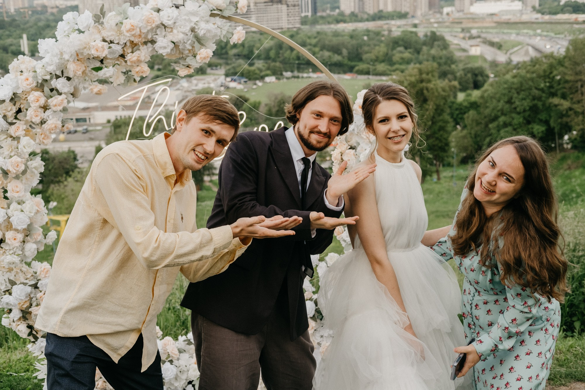 На высоте. Свадебный фотограф Александра Тюлякова