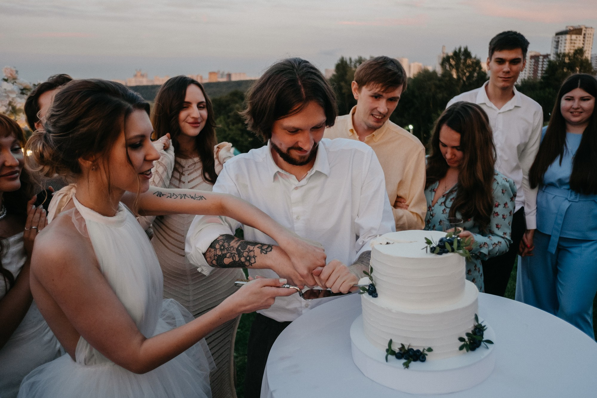 На высоте. Свадебный фотограф Александра Тюлякова