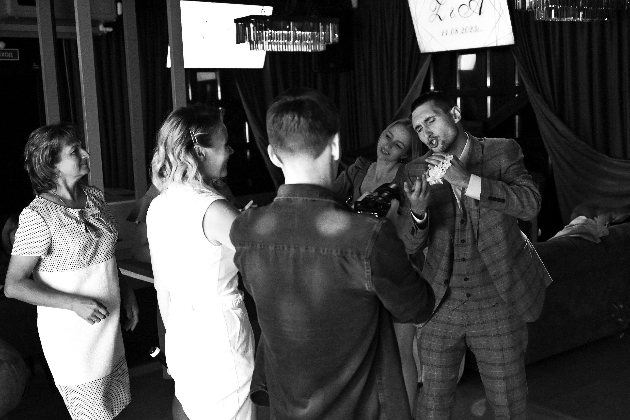 Black and white film. <3