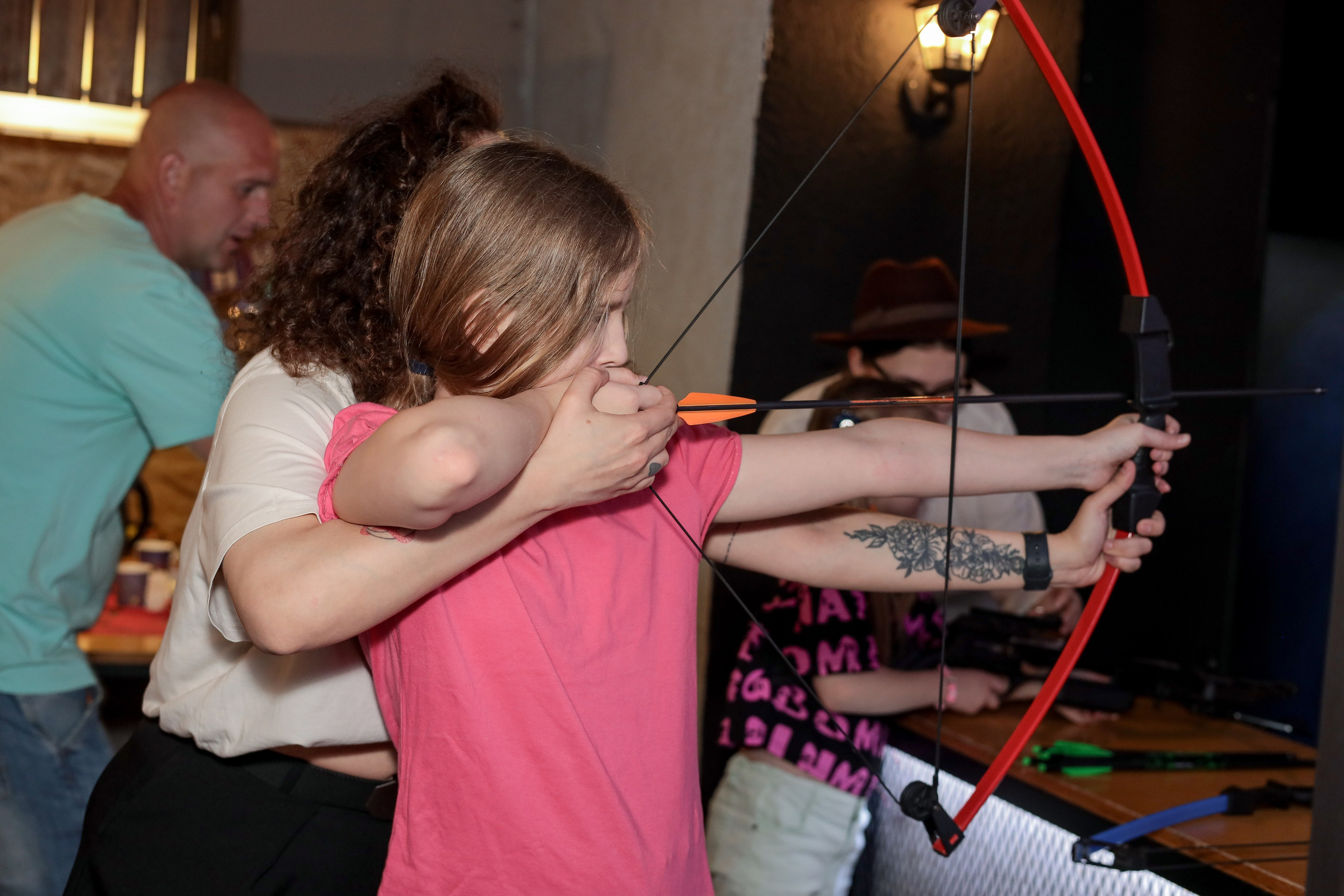 День рождение в стрелковом клубе. Фотограф Надршина Лилия