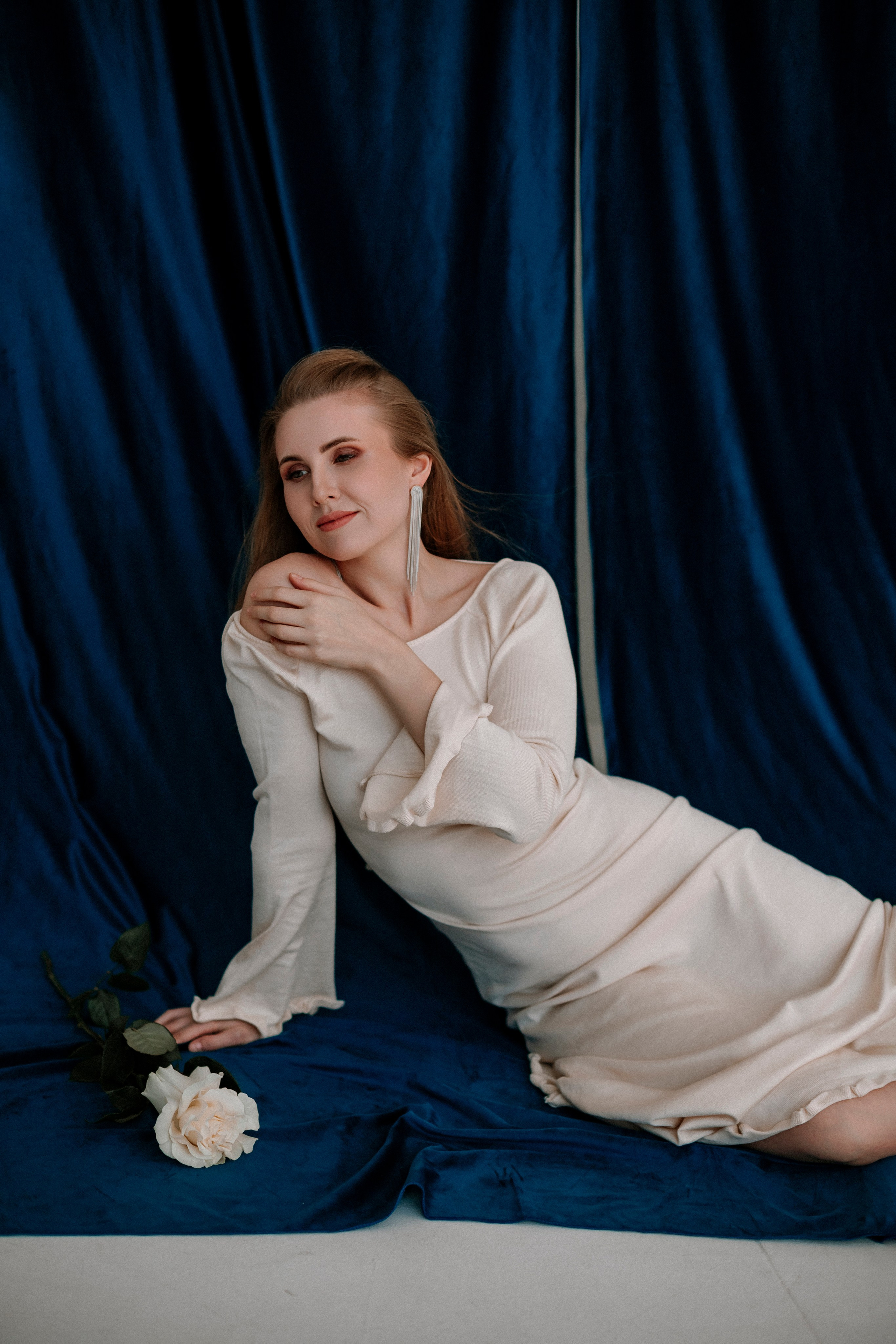 Съемка в тканях, Анастасия. Фотограф Калуга