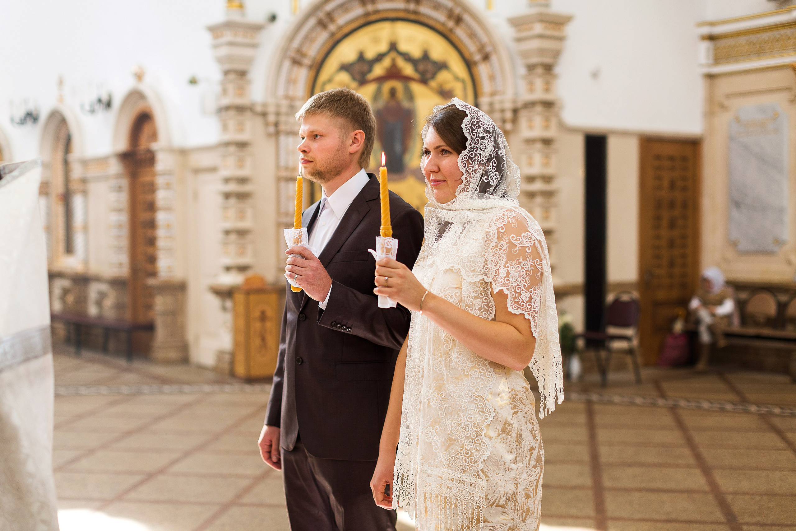 Венчание Светланы и Алексея. Фотограф на Крещение, семейный фотограф в Москве