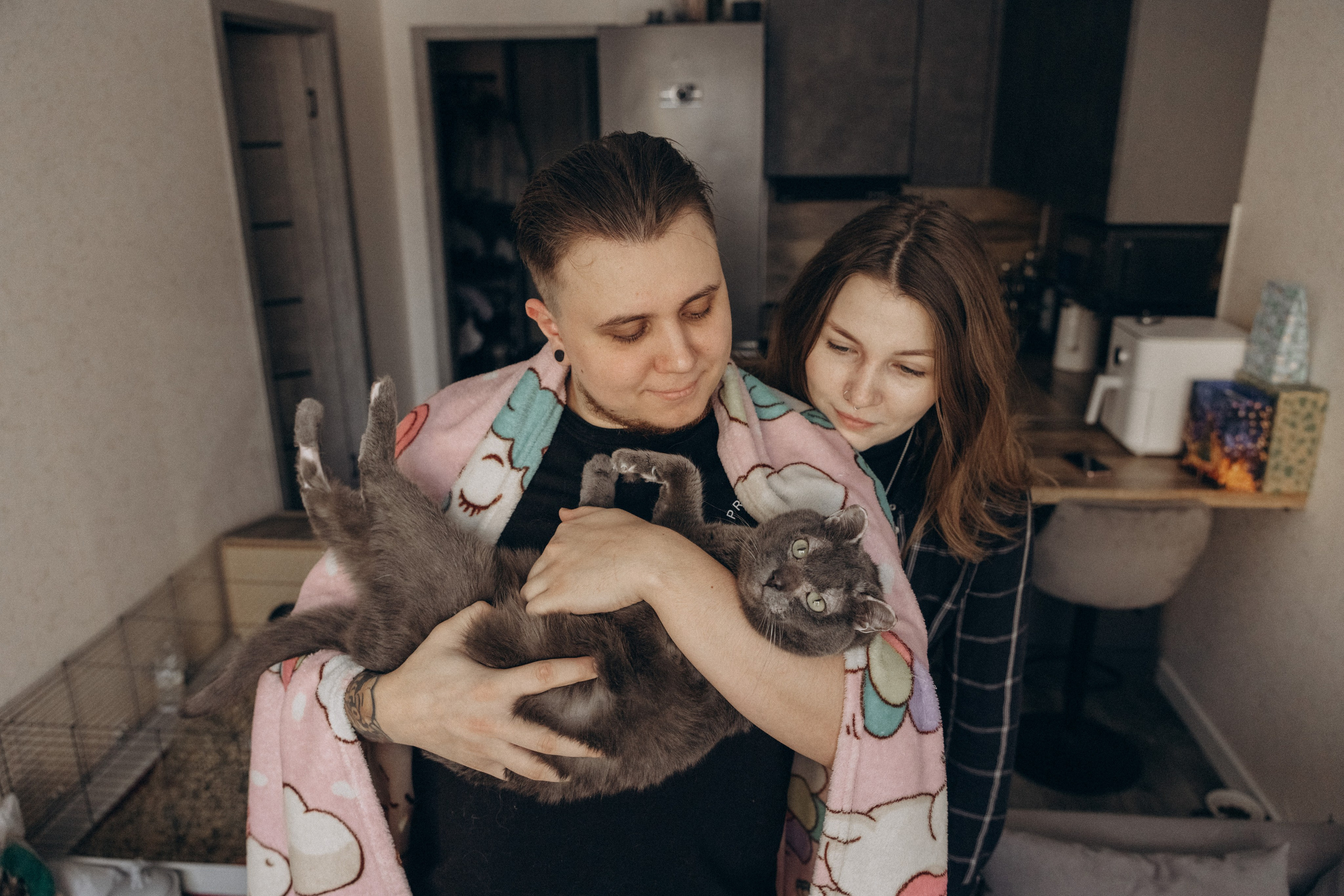 Домашняя lovestory. Семейный фотограф в Санкт-Петербурге Екатерина Васильева