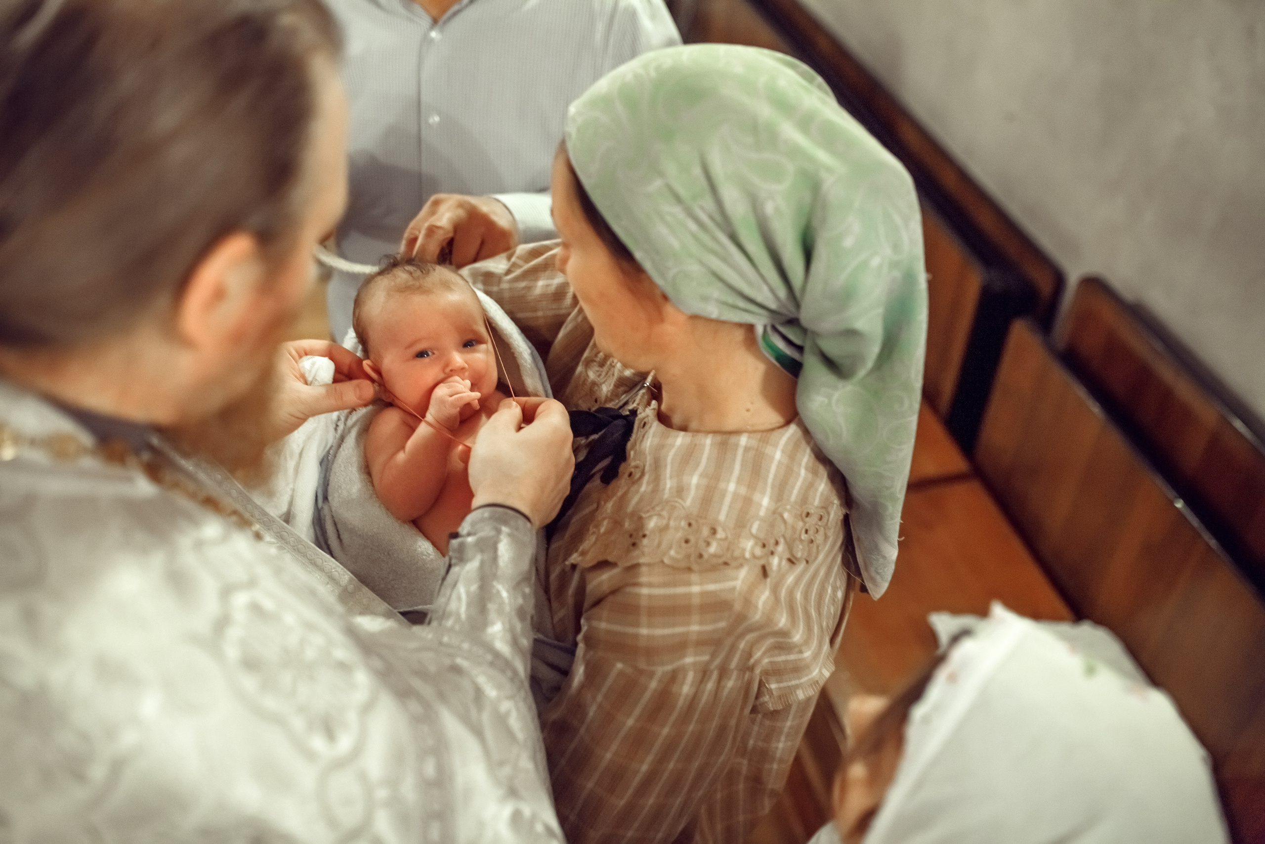 Крещение Александры. Фотограф на Крещение, семейный фотограф в Москве
