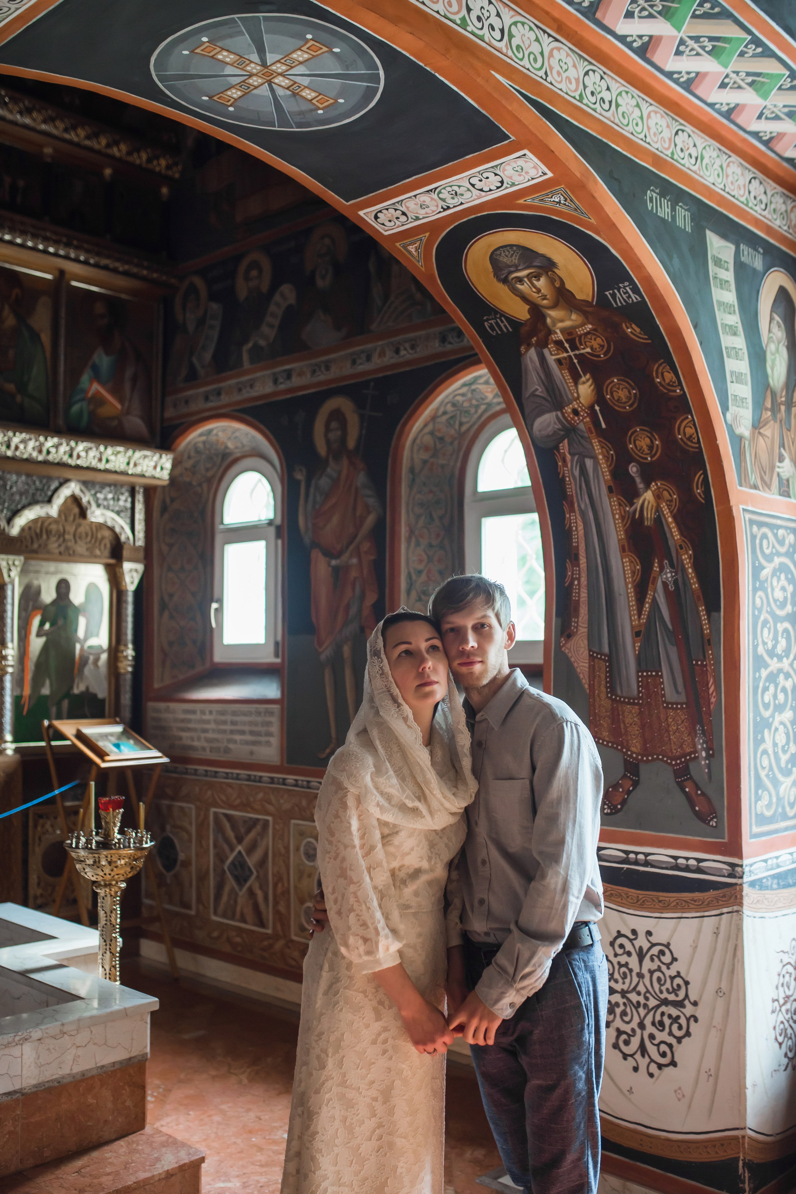 Венчание Андрея и Елены. Фотограф на Крещение, семейный фотограф в Москве