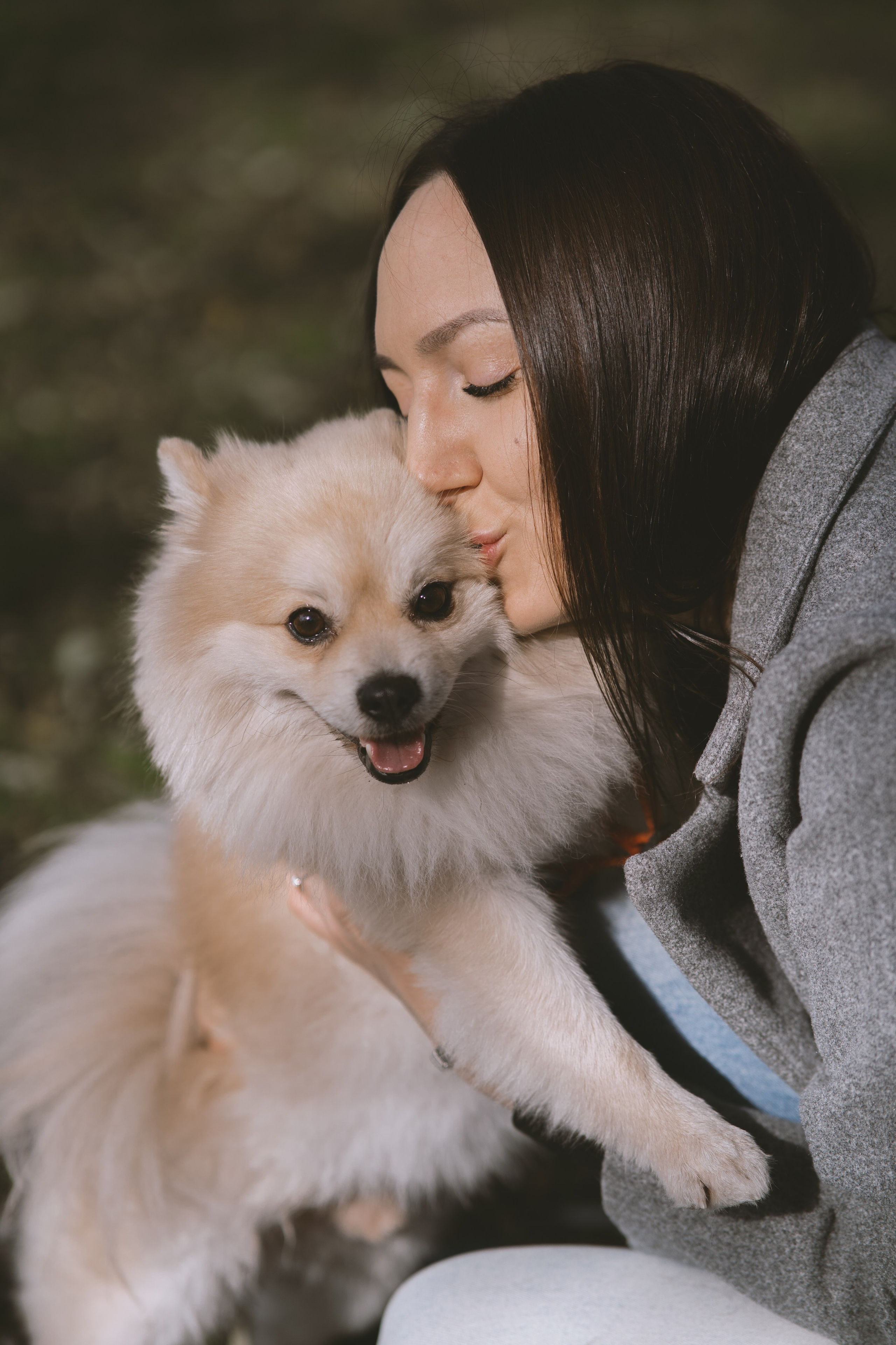 Дарья и ее шпиц Роня. Фотограф в Хабаровске — Виолетта Агафонова