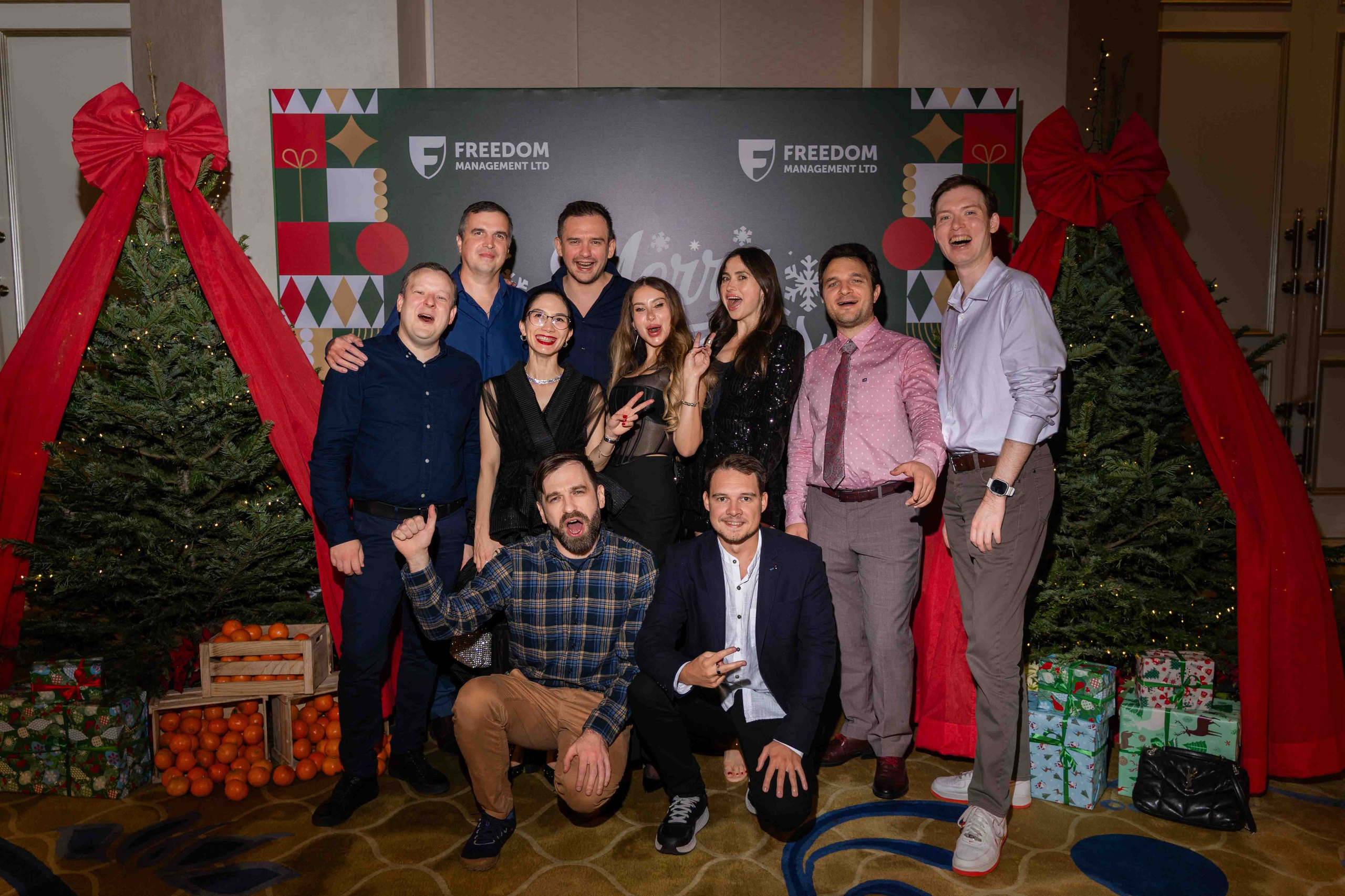 Новогодний корпоратив freedom management в St.Regis Abu Dhabi. Фотограф и видеограф в Москве и Абу Даби Мария Кулагина