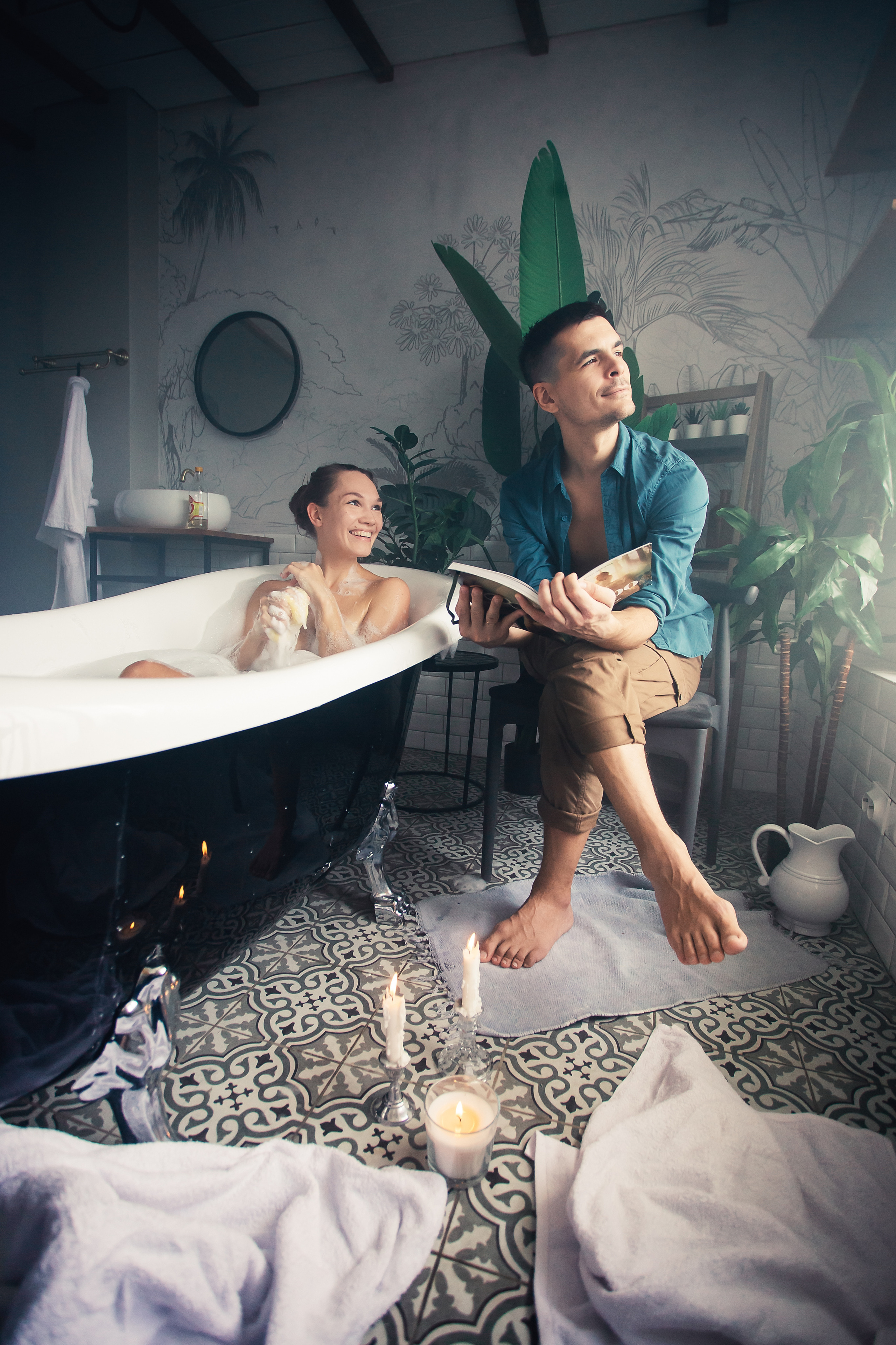 Аня и Артем Foam Love Story. Фотограф в Москве Наталья Спиридонова