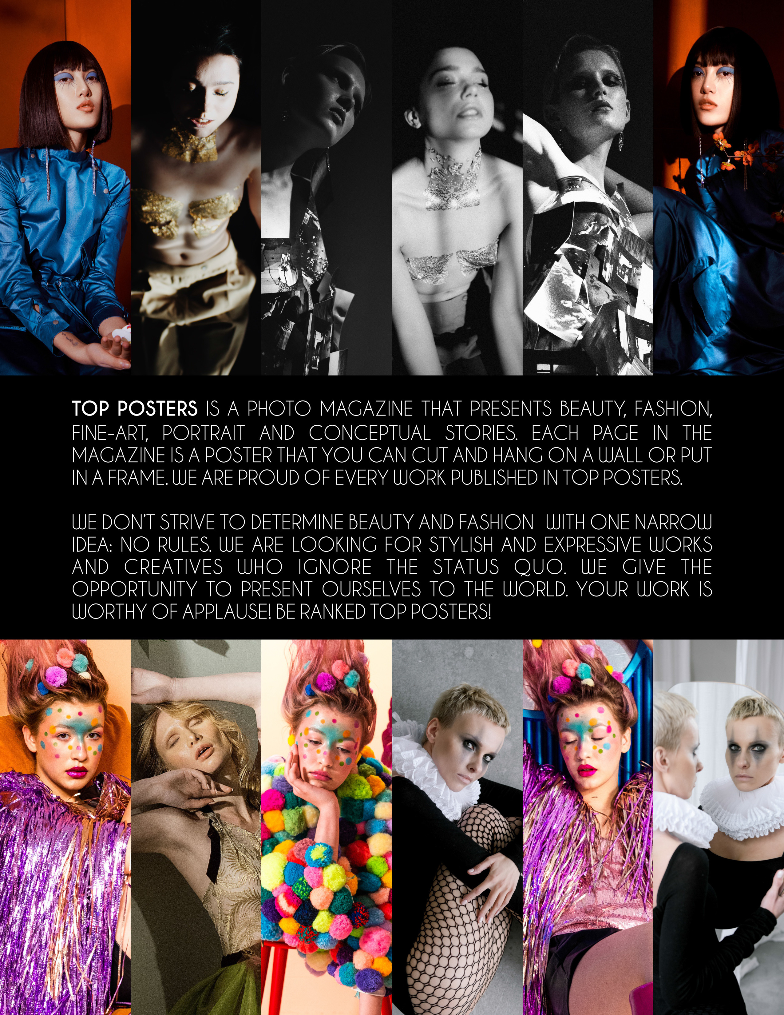 TOP POSTERS. Фотограф Анна Кирнос