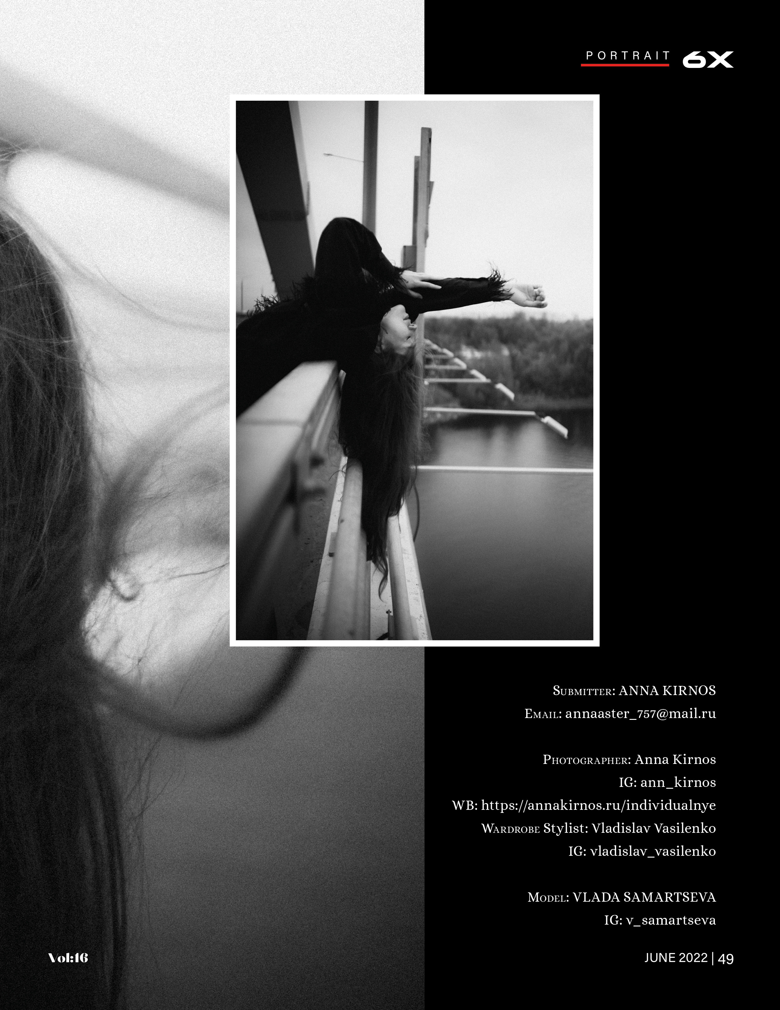 6X Portrait. Фотограф Анна Кирнос