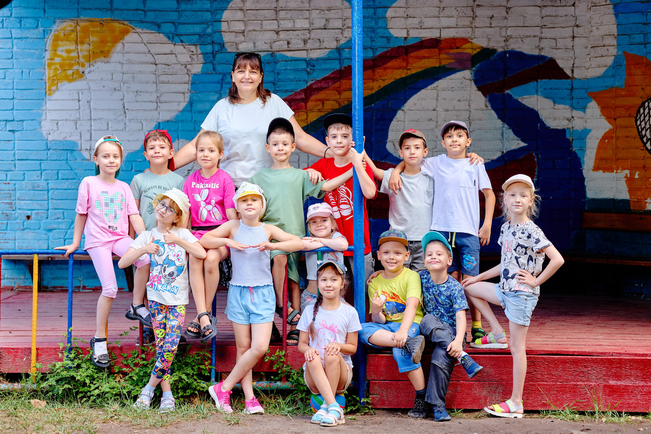 Пример летней съемки в детском саду № 92 Старшая группа Радуга. Фотограф Выпускные альбомы Таганрог Сергей Коробченко