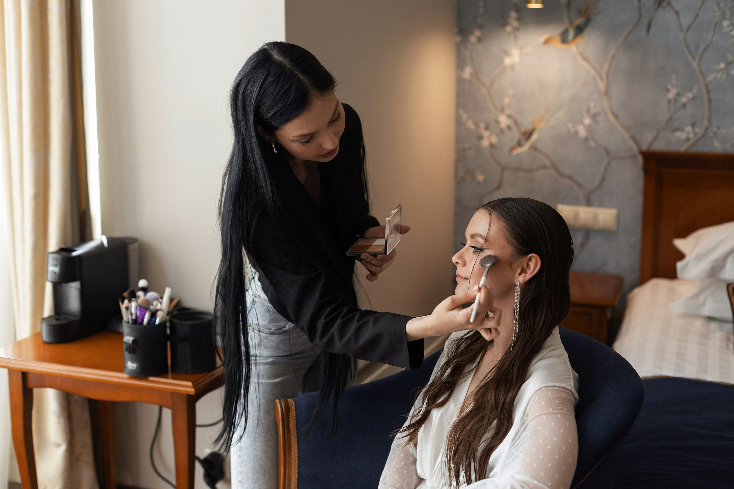 Свадебная съемка в отеле. Свадебный и портретный фотограф в Санкт-Петербурге Надежда Чечулина