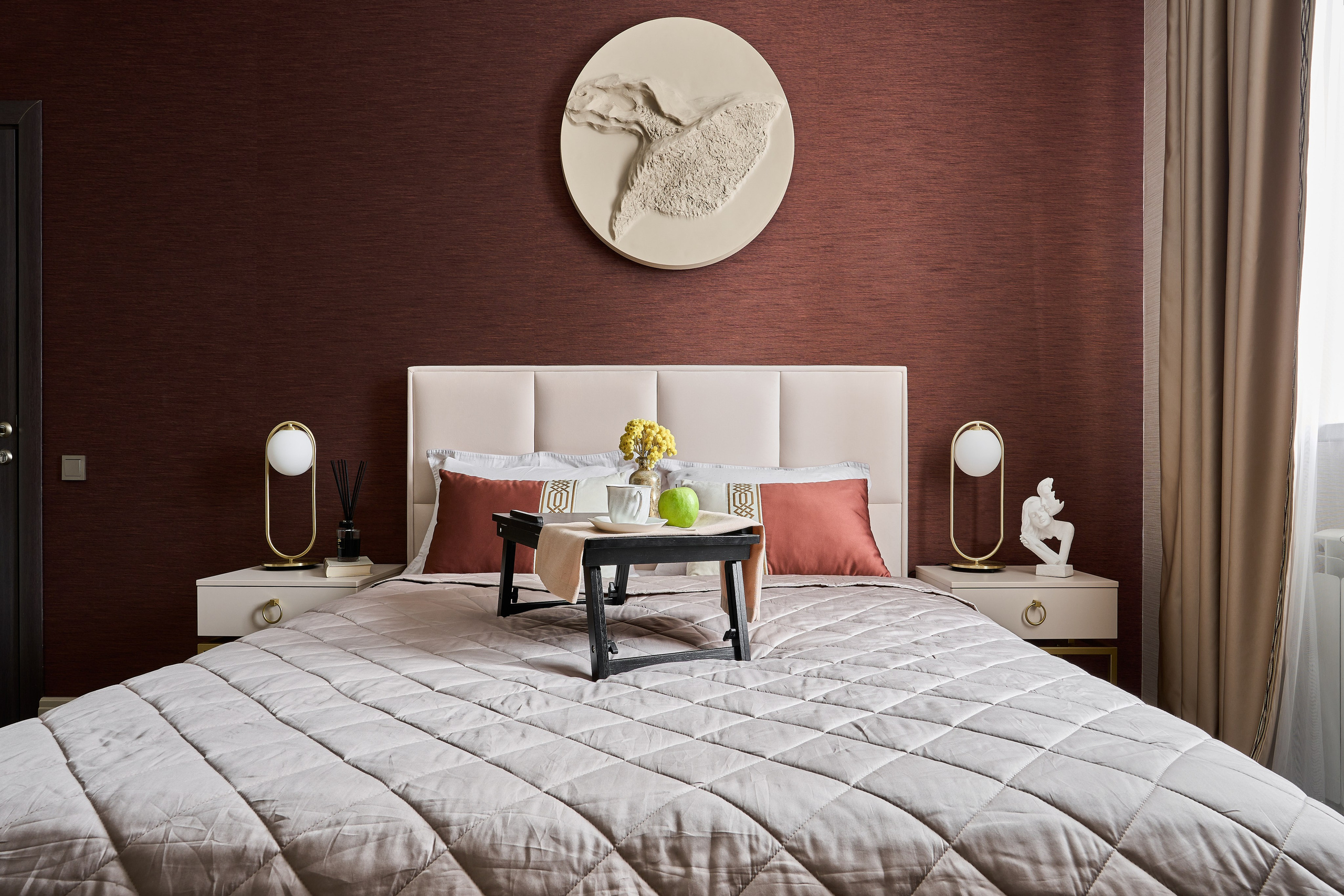 Спальня из проекта Ирины Кумсковой. Бояршинов Антон Интерьерный фотограф/видеограф Москва