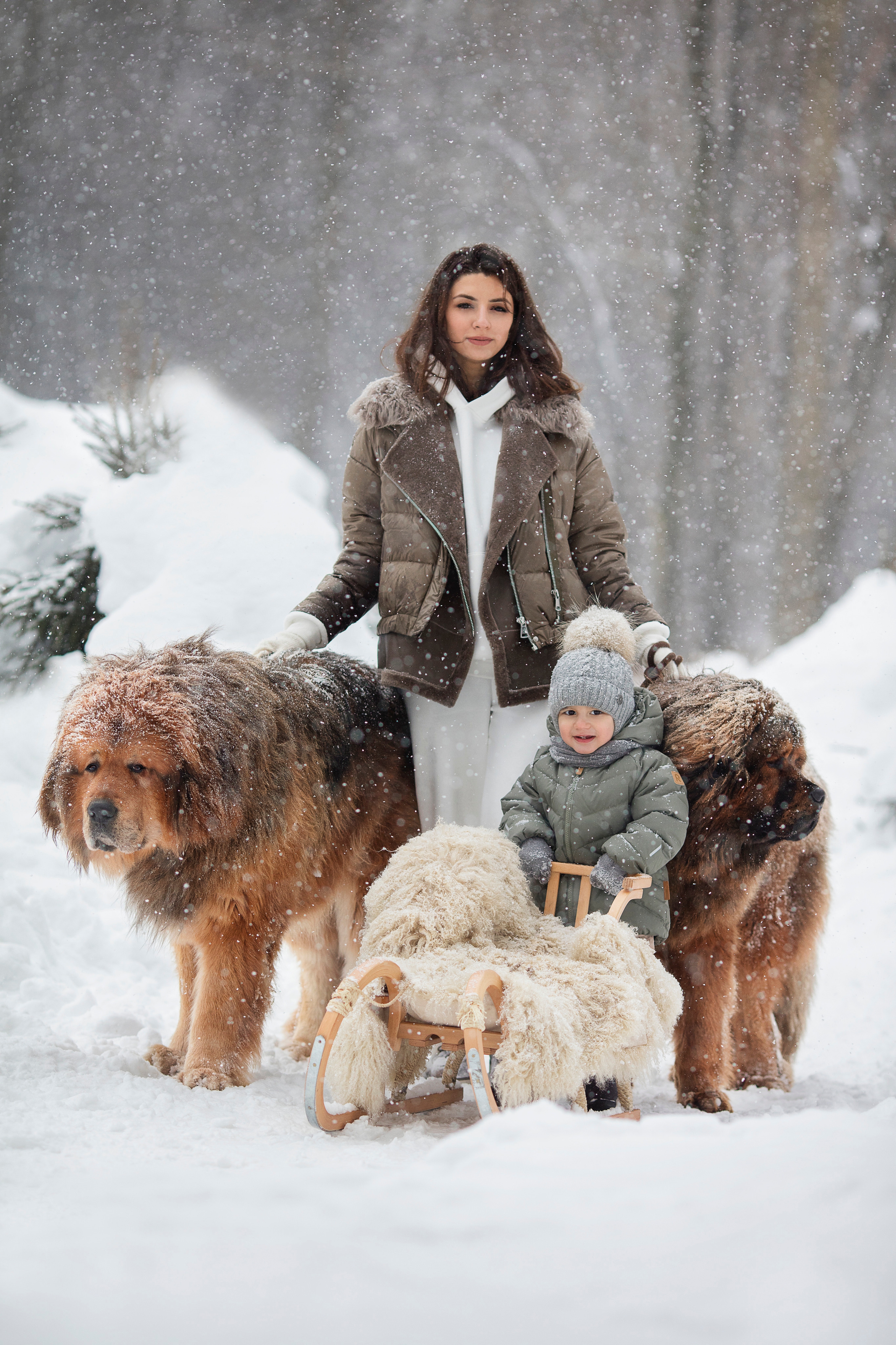 Сказочная фотосессия с животными. Семейный и детский фотограф в Москве Олеся Маркина