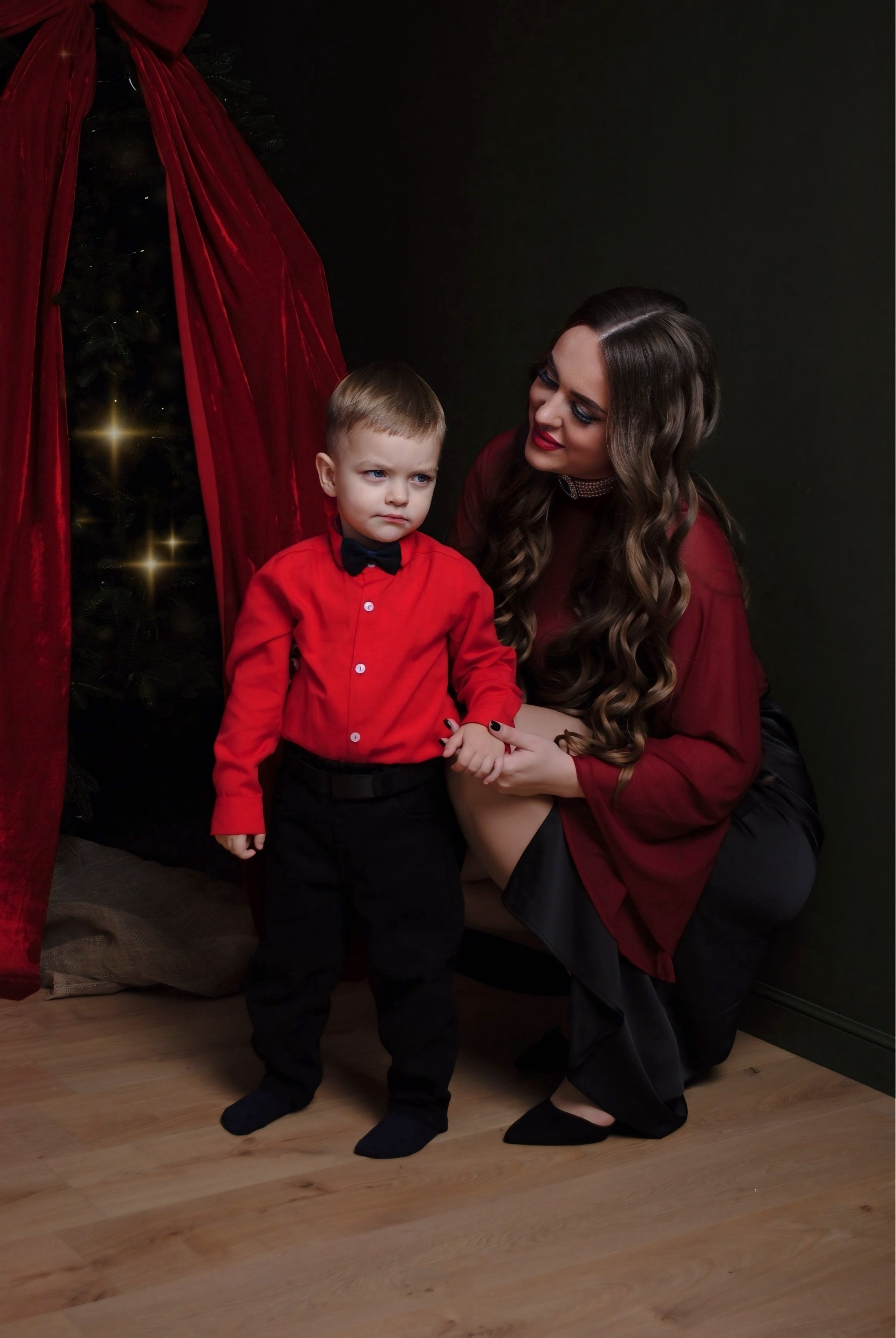 Настя и семья. Фотограф Мария Мусаелян