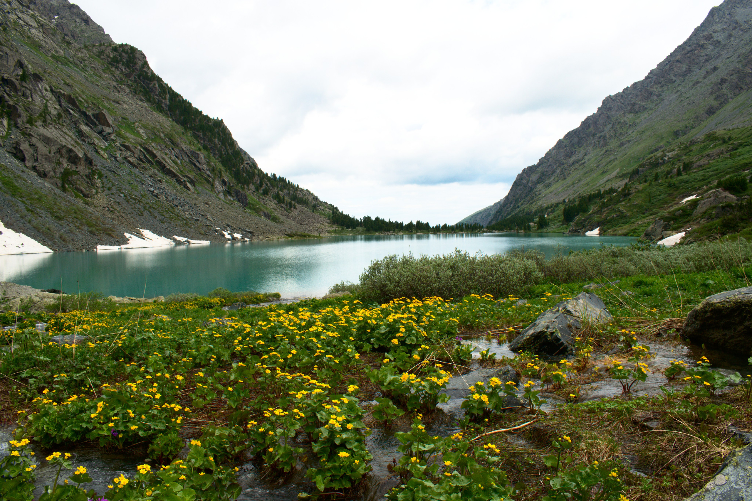 Алтай озеро Куйгук пейзажная авторская фотография