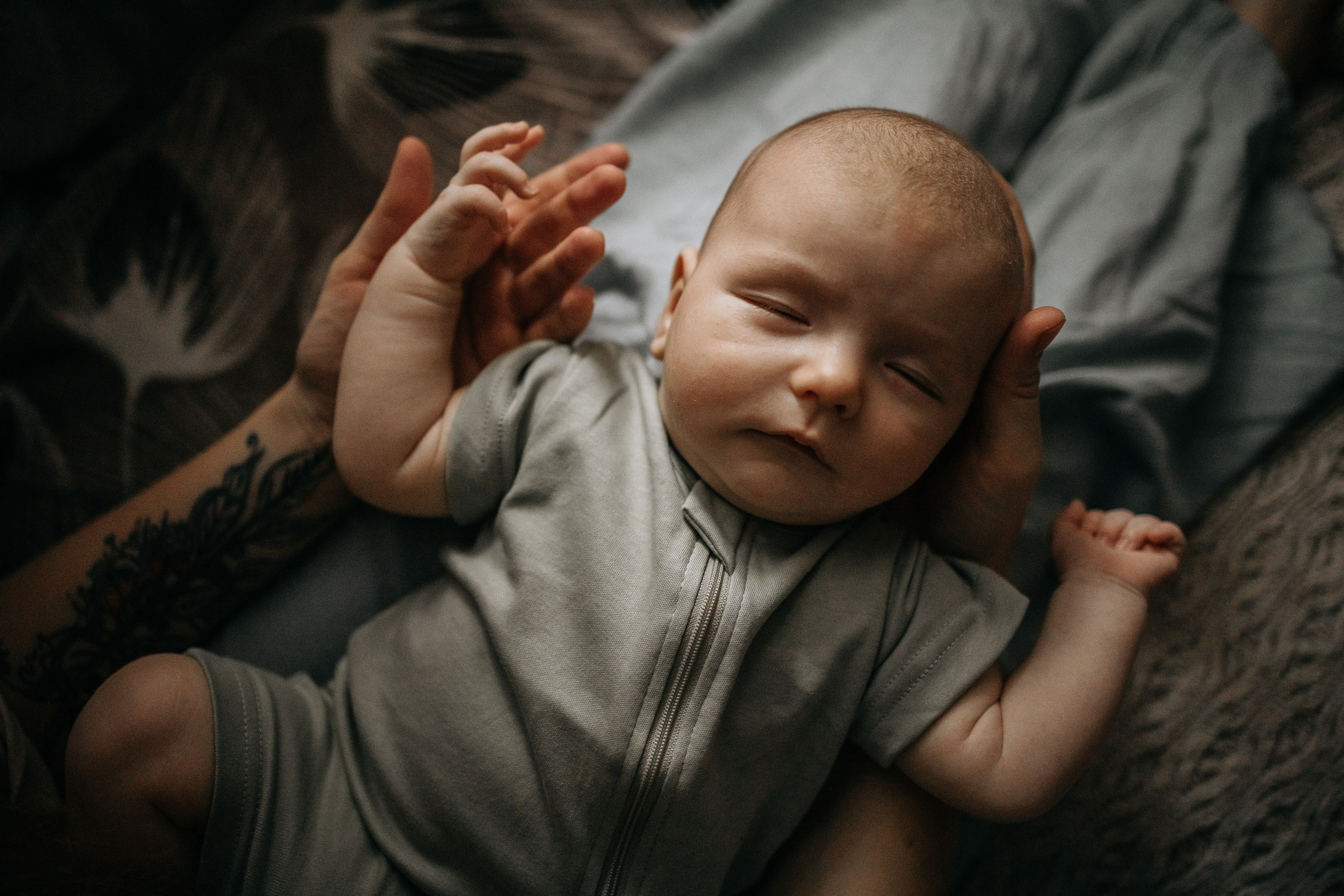 Илья. Newborn lifestyle фотограф Екатерина Будиновская