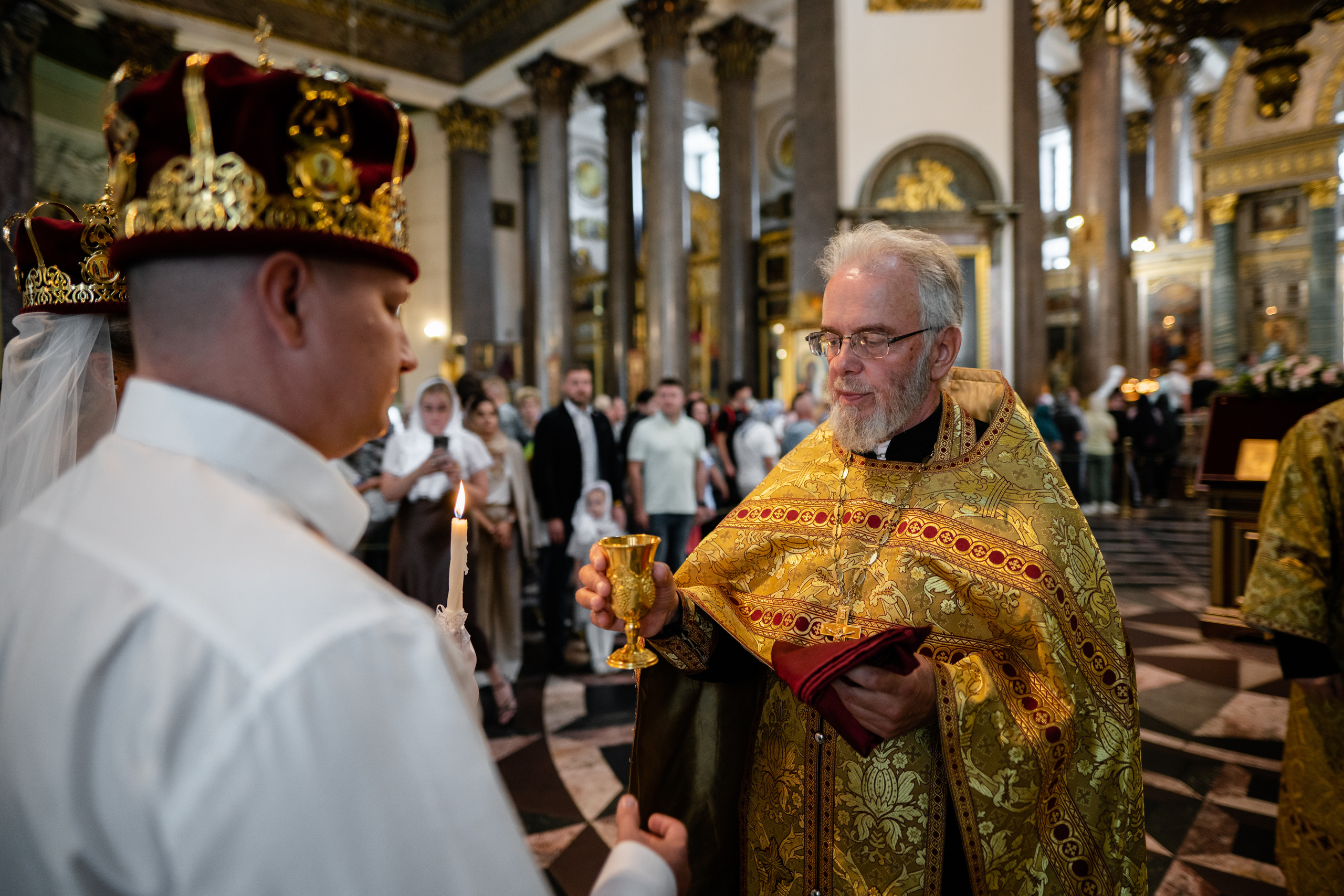 Венчание и крещение. Свадебный фотограф Александр Невский в Санкт-Петербурге