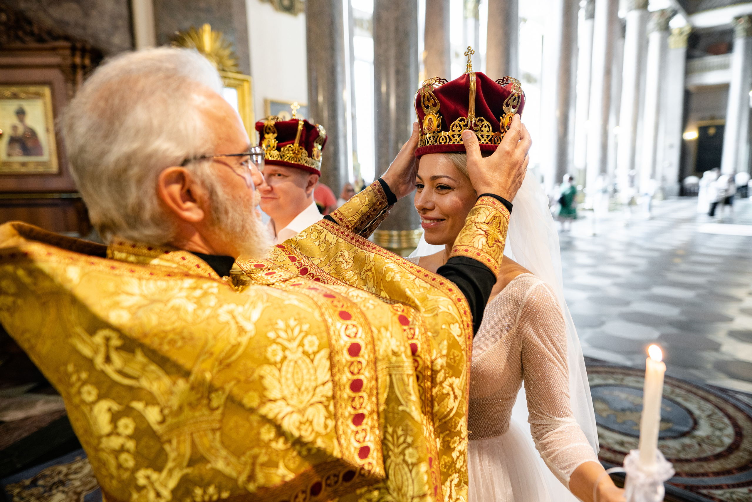 Венчание и крещение. Свадебный фотограф Александр Невский в Санкт-Петербурге