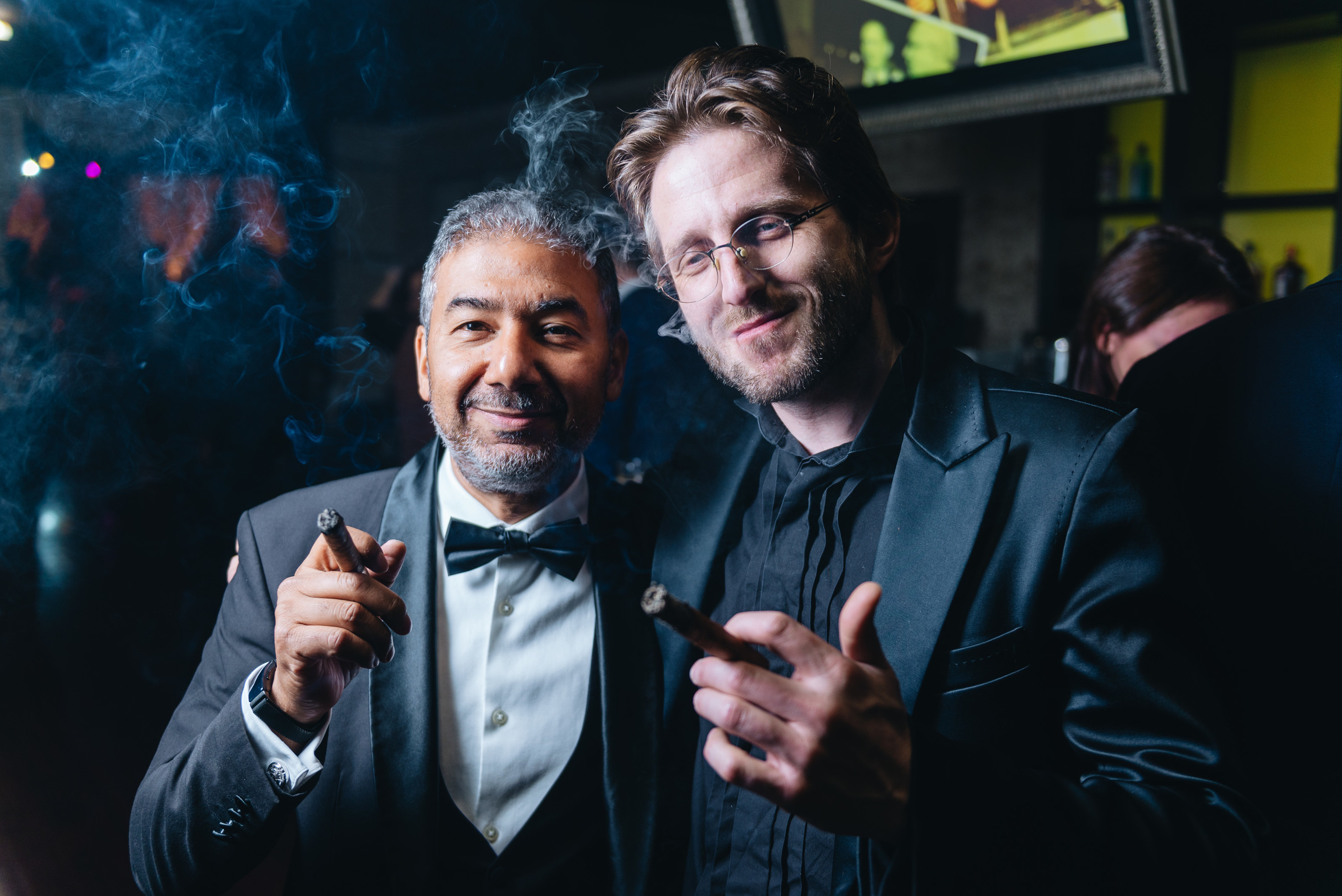 Habanos S.A sigar party. Photo & Video production, in Bishkek, Kyrgyzstan