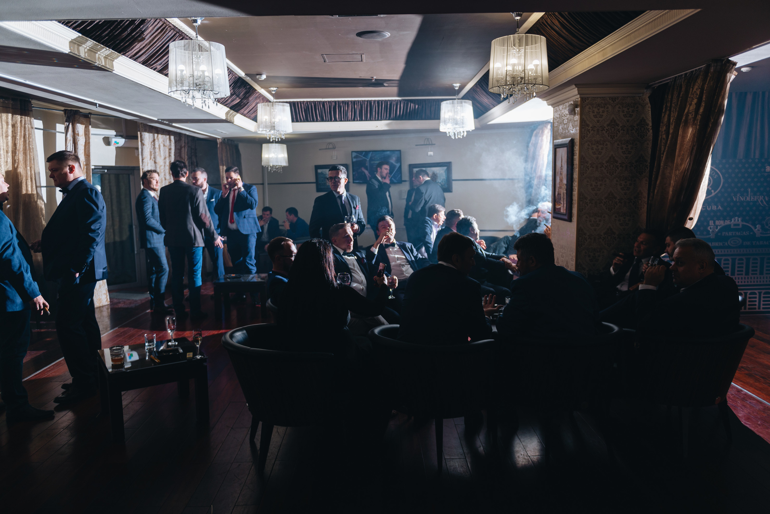 Habanos S.A sigar party. Photo & Video production, in Bishkek, Kyrgyzstan