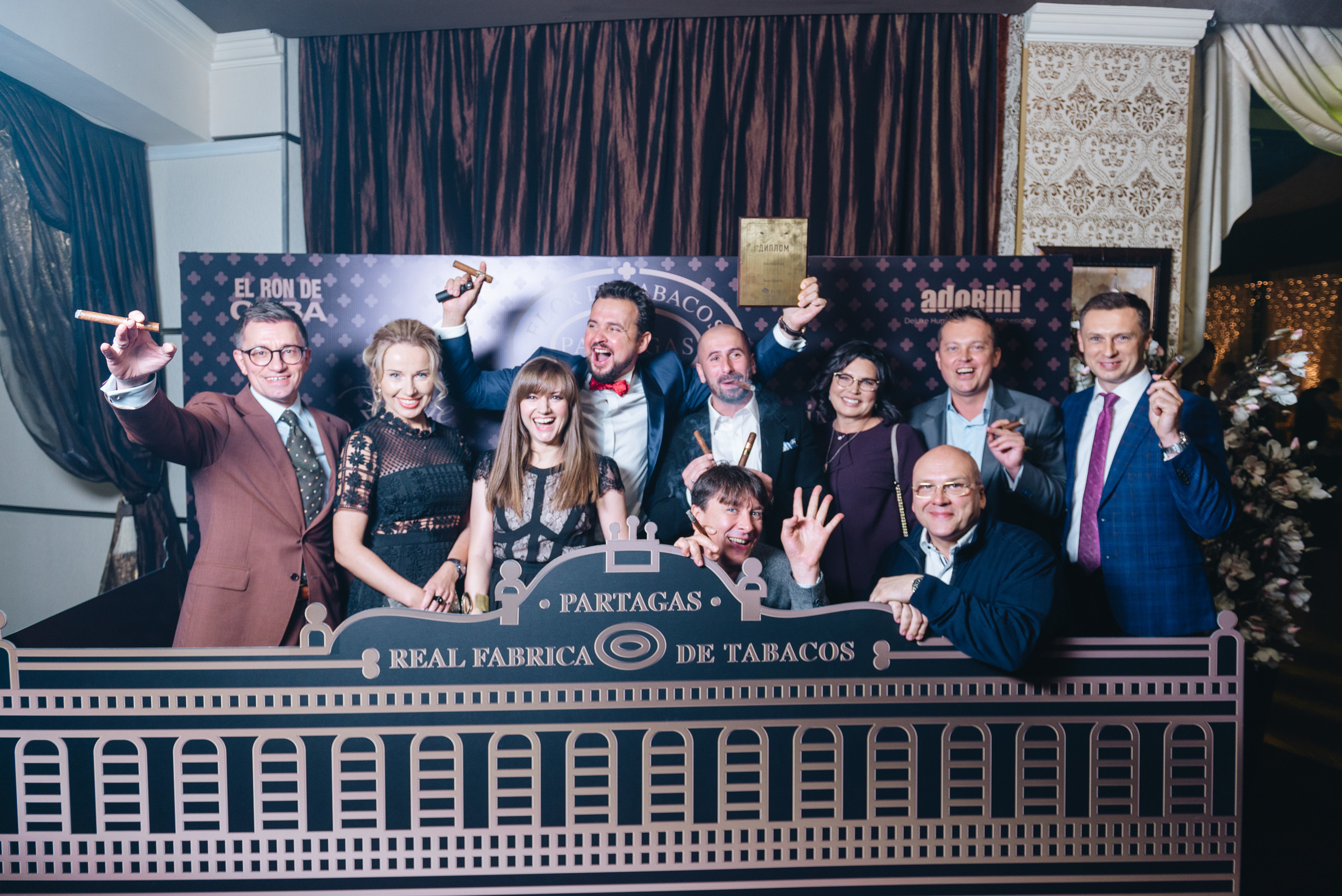 Habanos S.A sigar party. Photo & Video production, in Bishkek, Kyrgyzstan